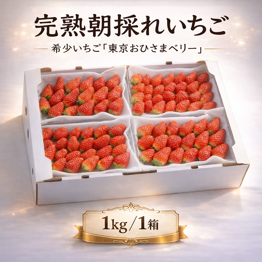 いちご様 楽天市場】【期間限定 3,850円⇒3,080円】希少いちご「東京おひさま