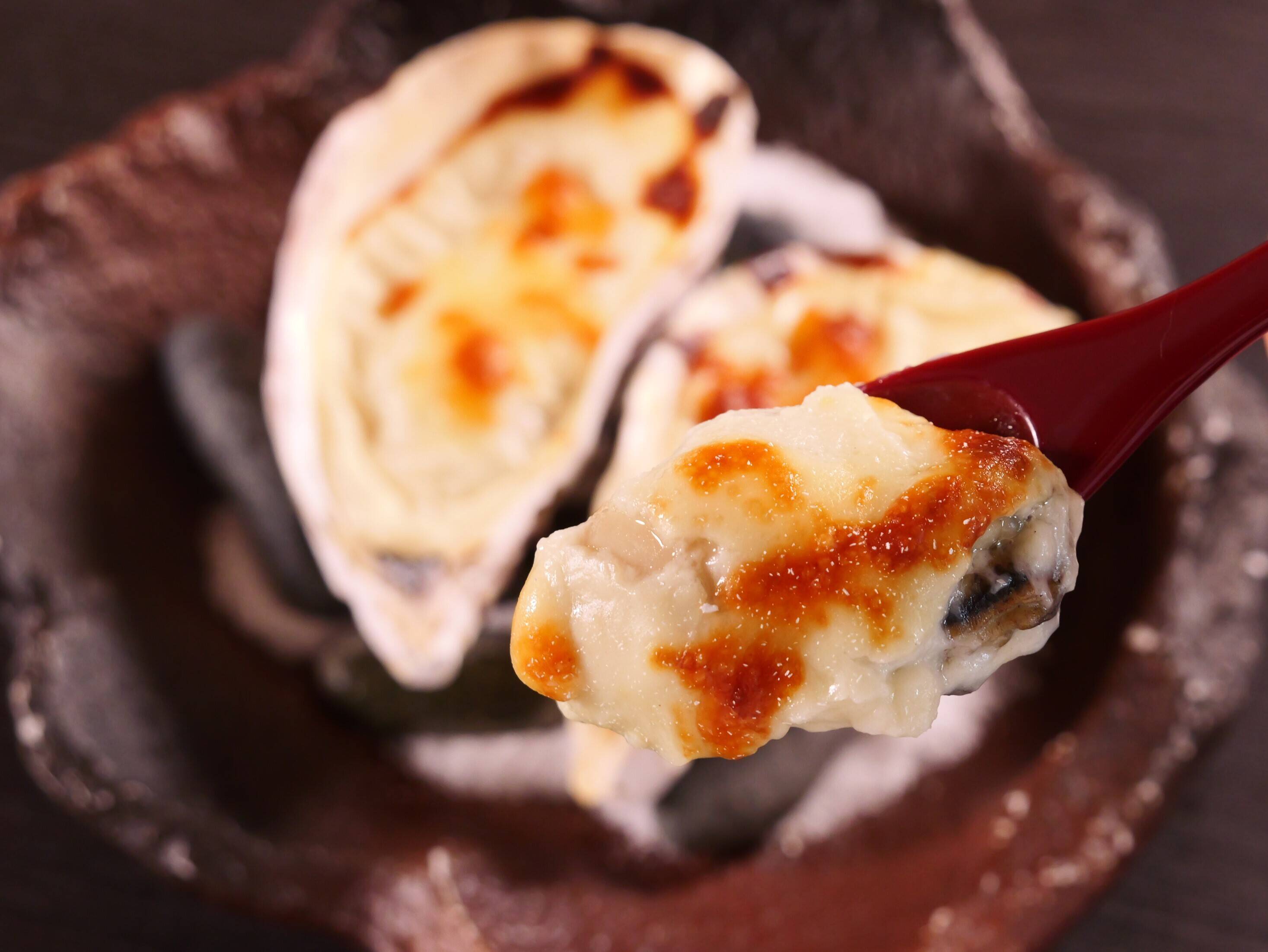 冷凍】濃厚でクリーミー♪殻付牡蠣グラタン6個セット：広島県産の加工