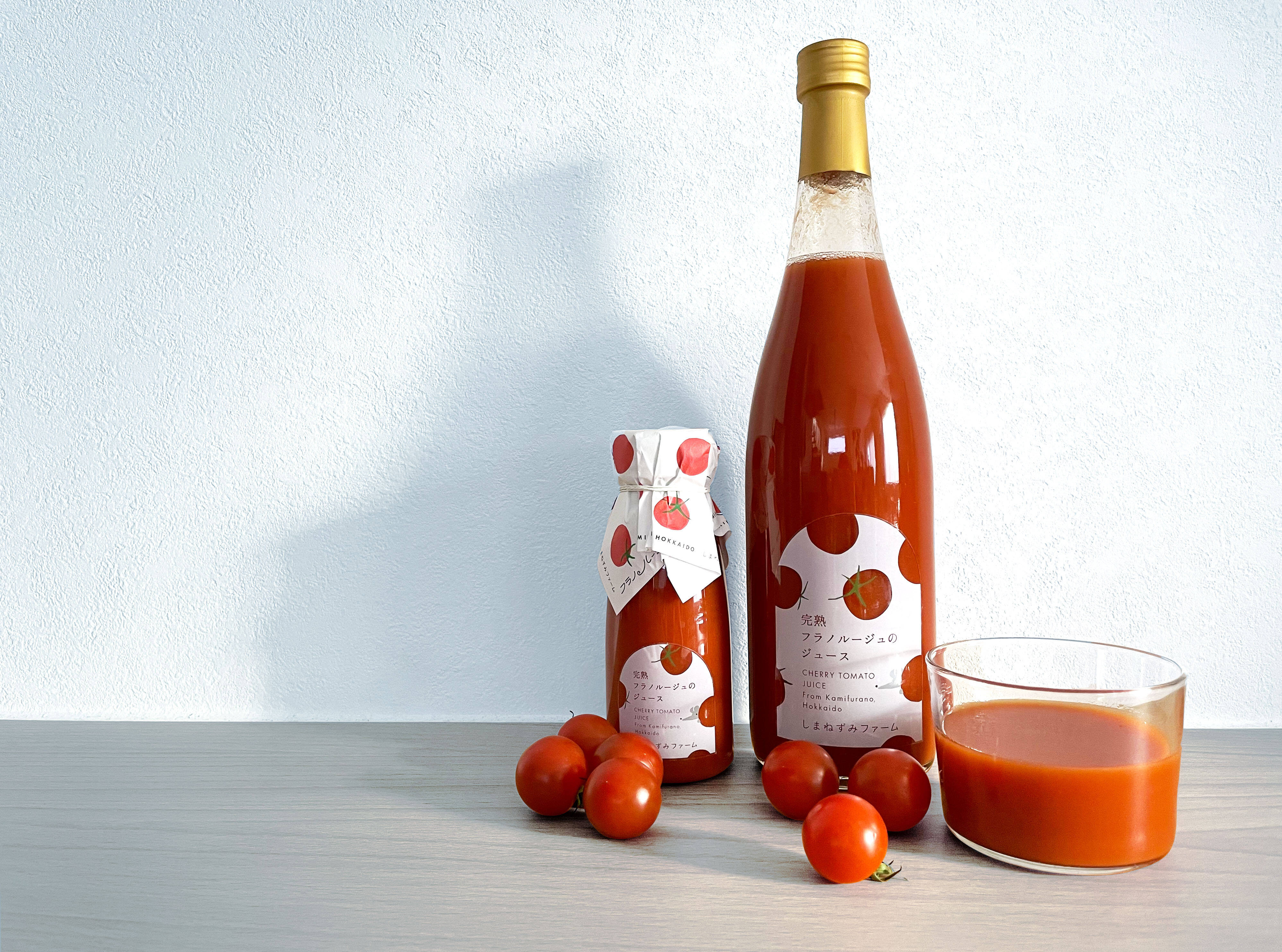 冬ギフト】甘味たっぷり!!ミニトマトだけで作ったジュース「フラノ