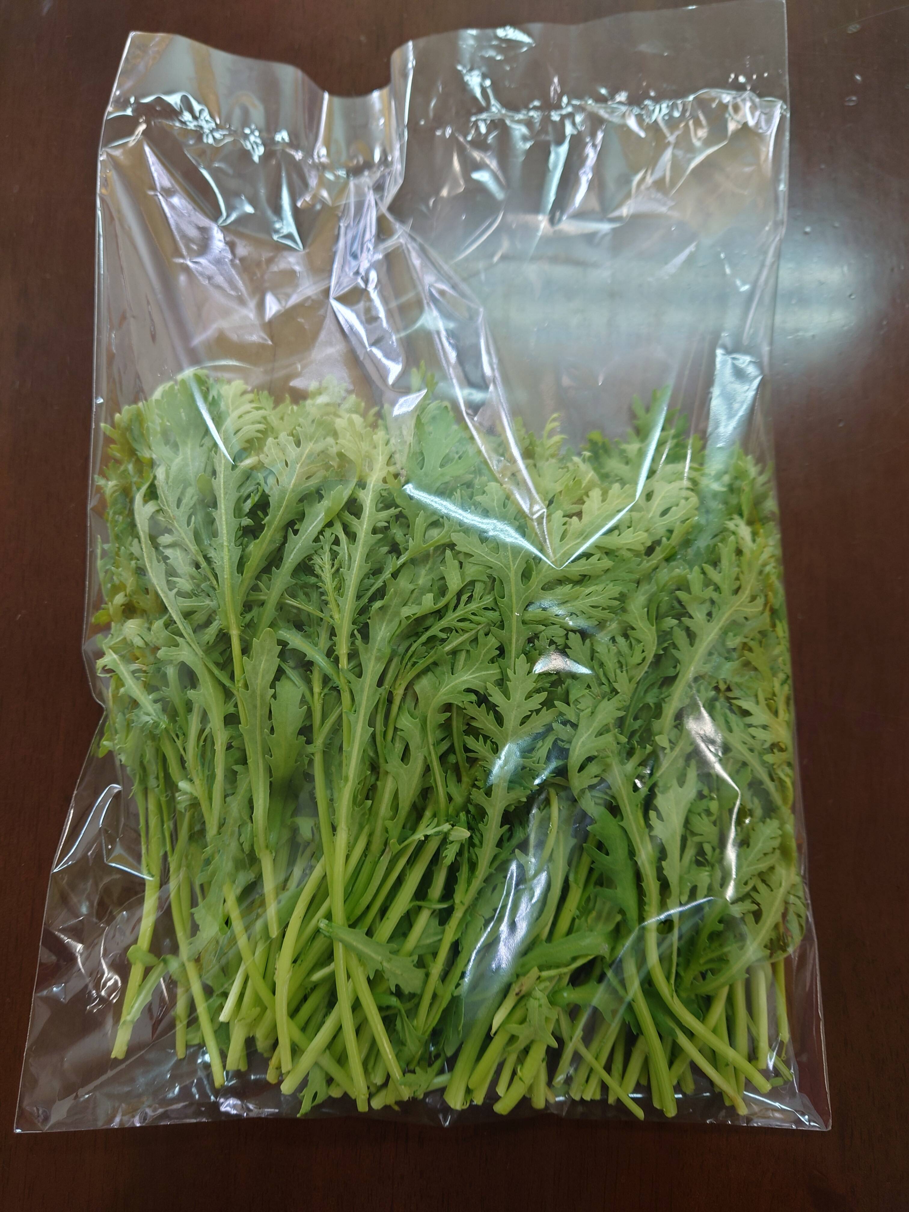 【中古】 みんなの食卓　春一番サラダ！ サラダ春菊／250g×4袋（1kg）〈生で食べるサラダ野菜：大容量パック