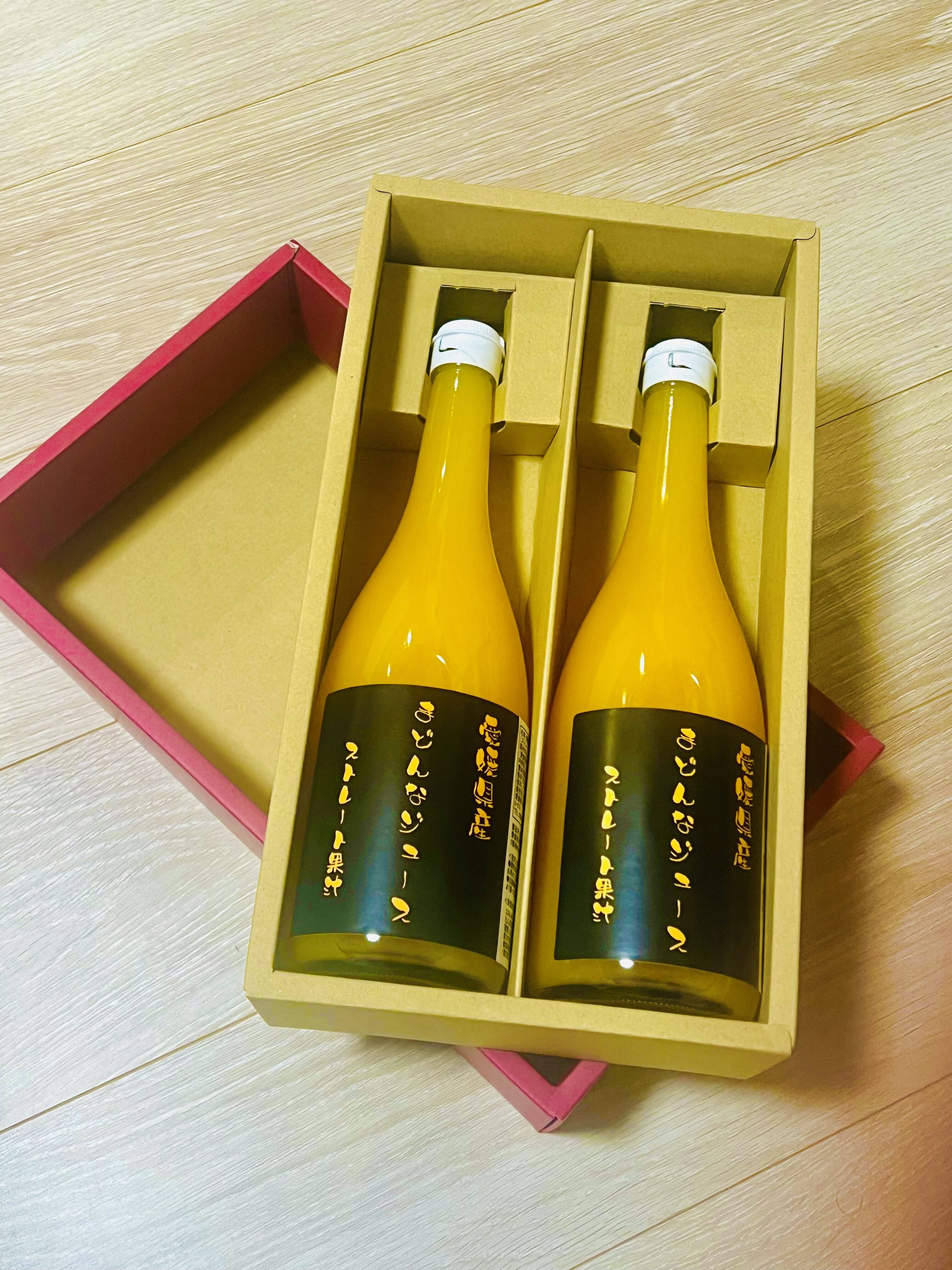 贈答用” 濃厚！愛媛県産『まどんな』ジュース 720ml 2本：愛媛県産の