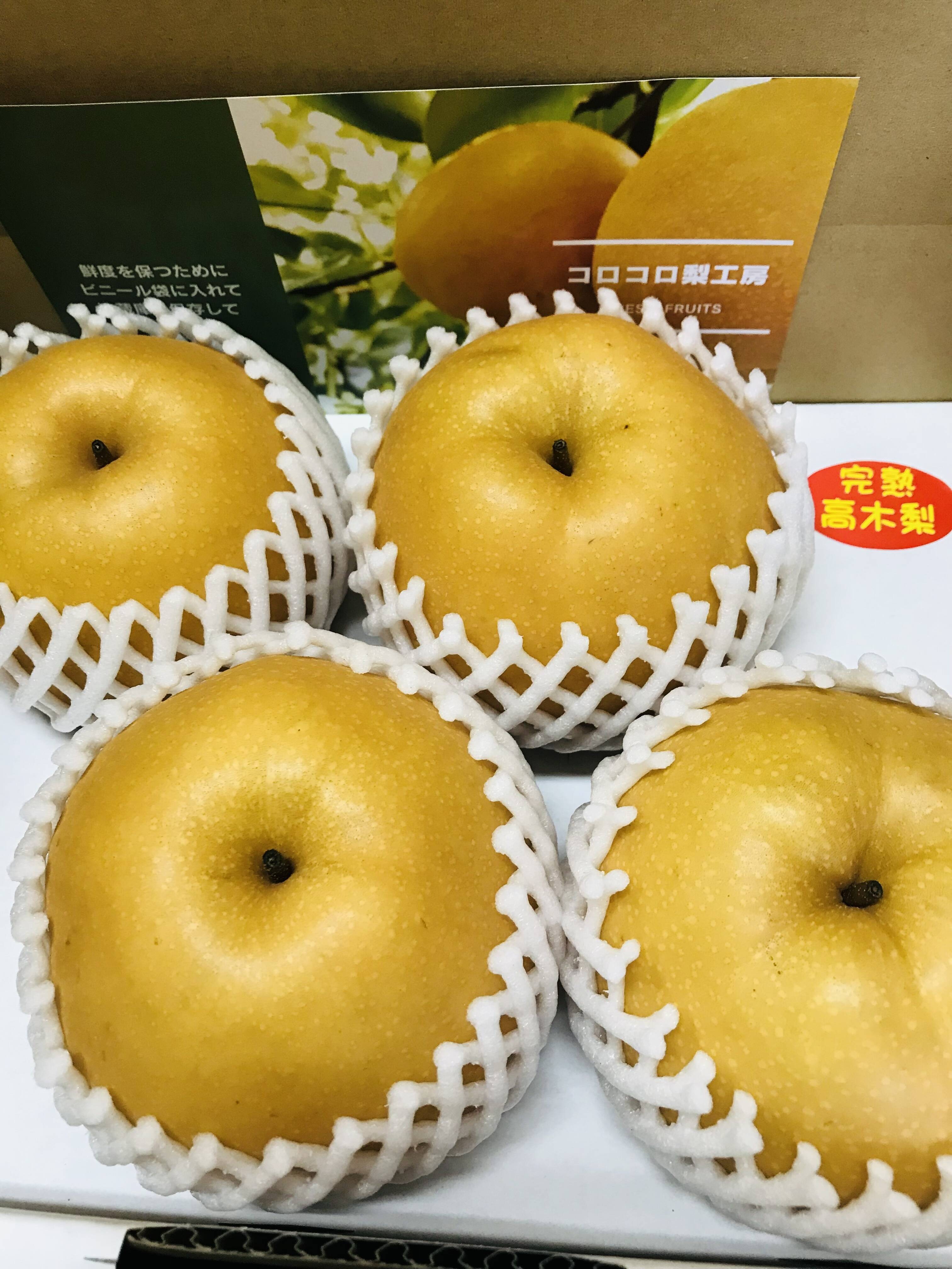 樹上完熟】新高梨 2.5kg(2~4個)コロコロ梨工房自信作‼️濃厚な甘さと
