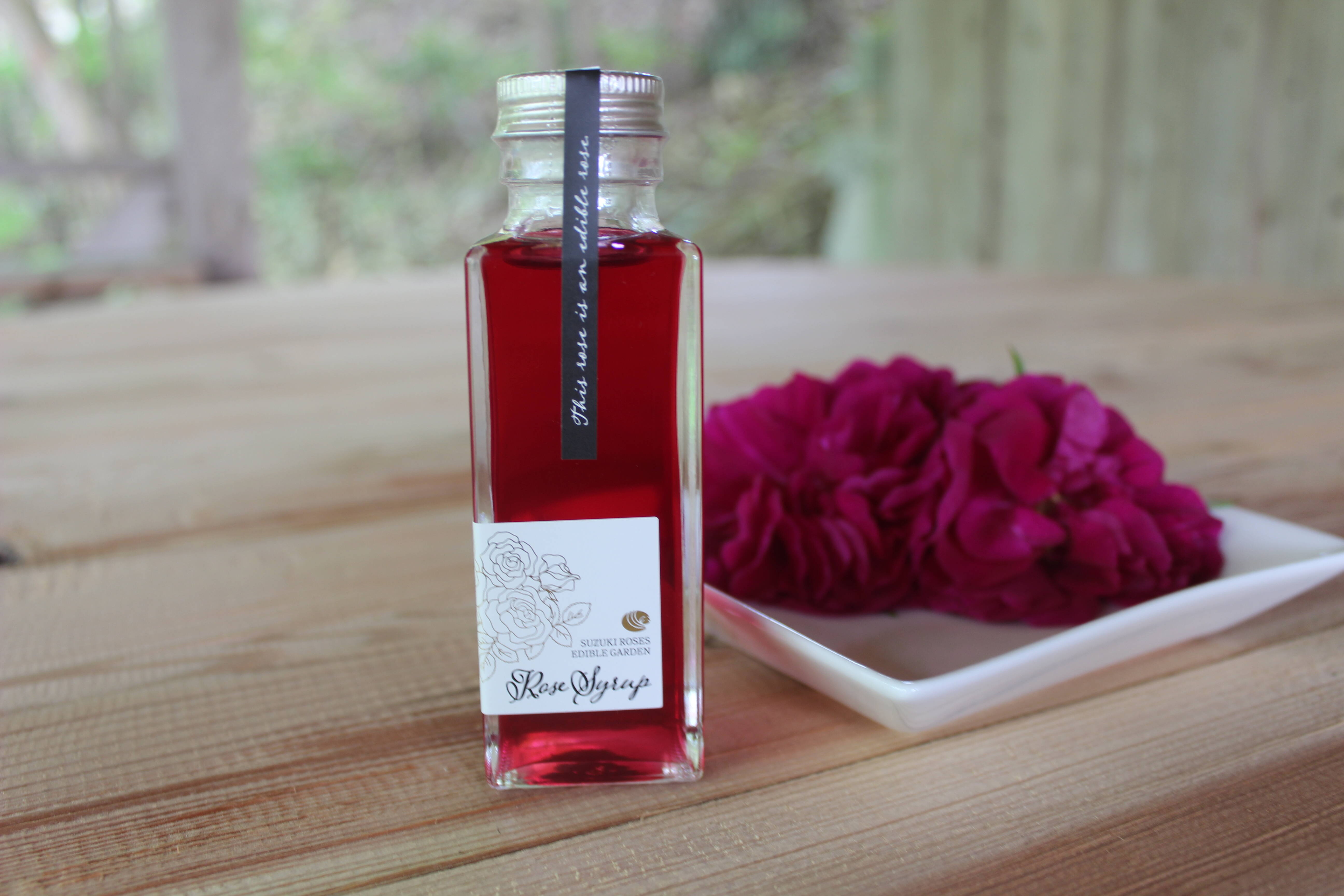 国産エディブルローズのシロップ 日本原産のバラ ハマナス（125g）：広島県産の調味料｜食べチョク｜産地直送(産直)お取り寄せ通販 農家・漁師から旬の食材を直送