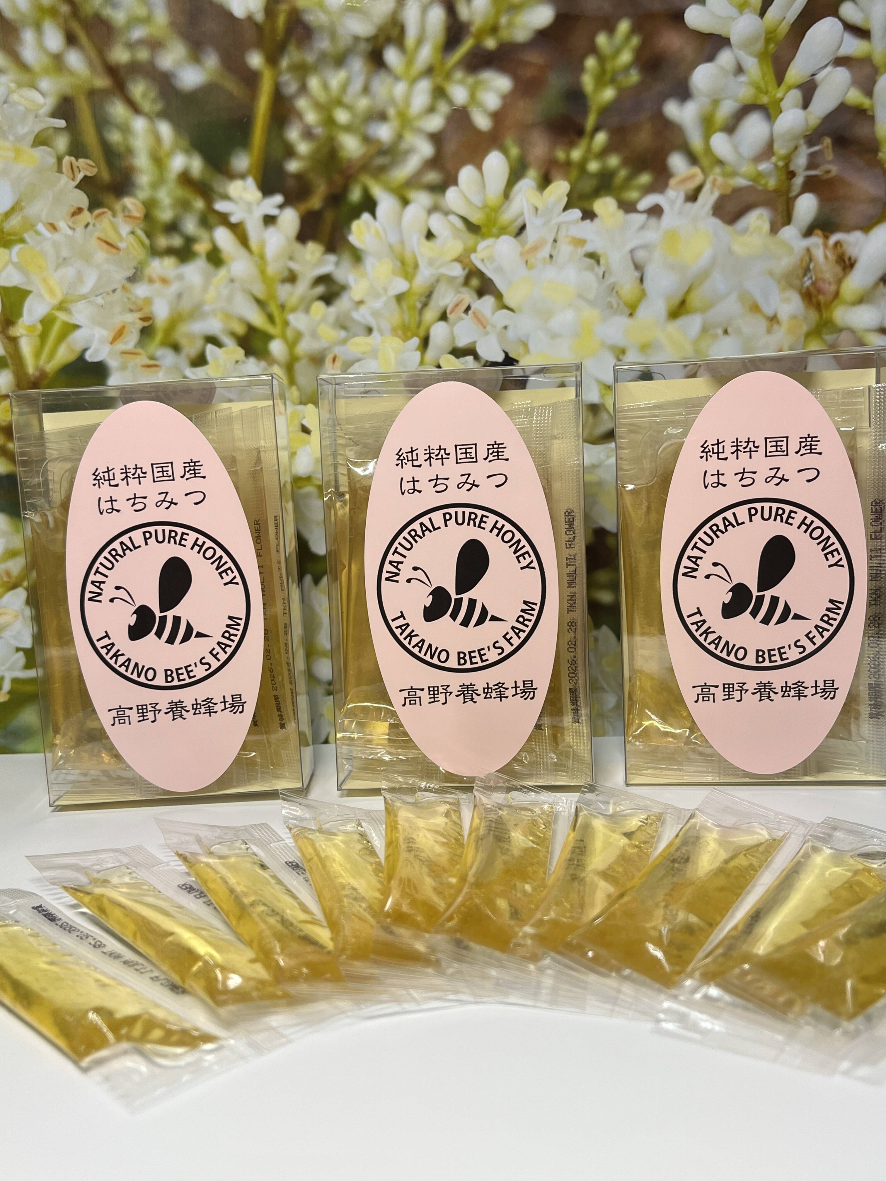 新商品】純粋鹿児島産百花蜜のスティックハニー5g×10本