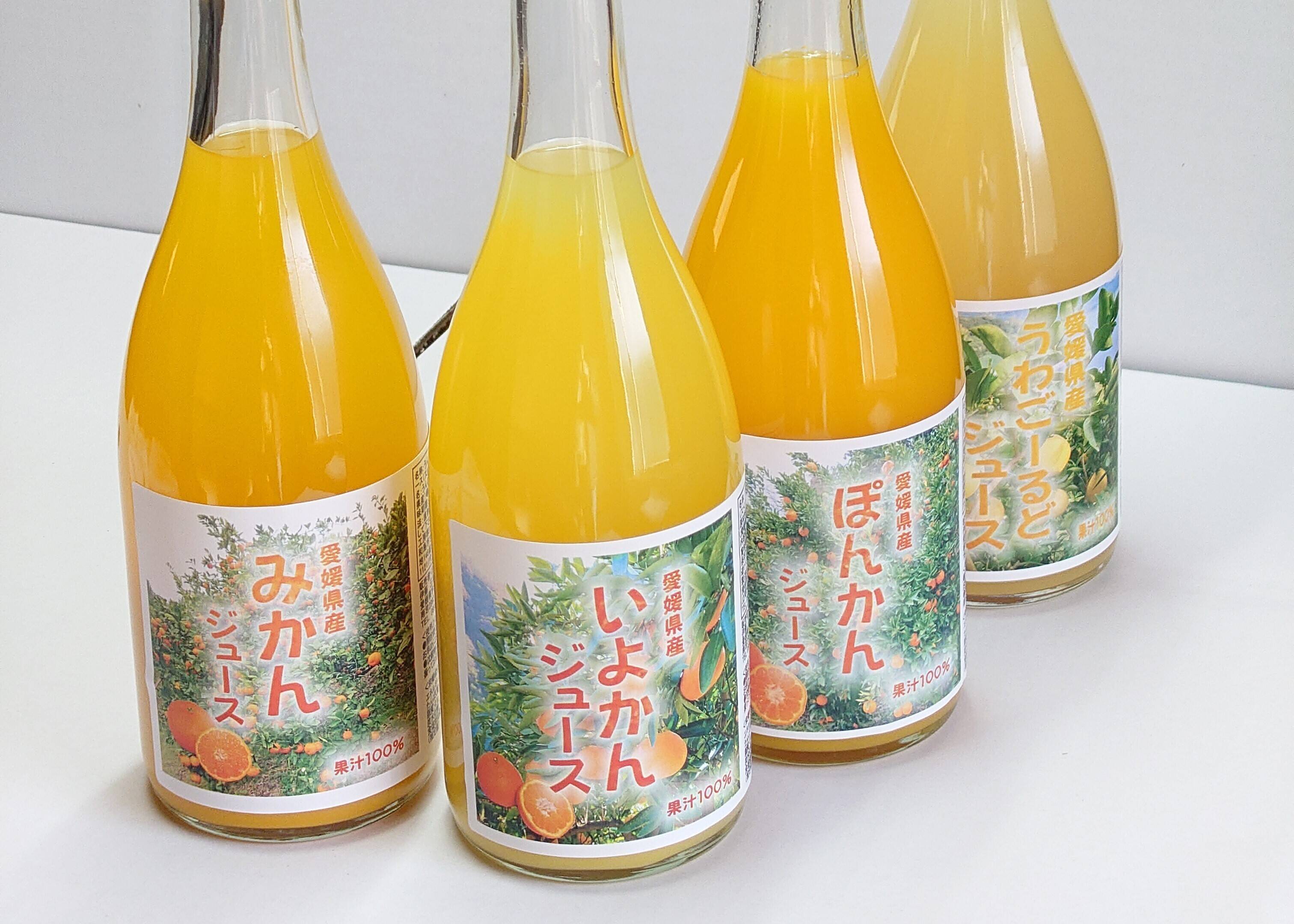 愛媛県産みかんジュース3種詰め合わせ 720ml 12本セット 送料