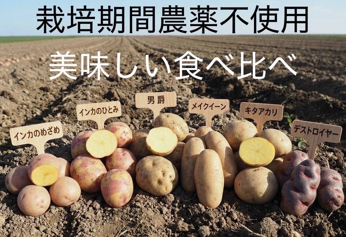 食べ比べセット】絶品！希少品種込！新じゃがミックス 4種 2kg 【父の