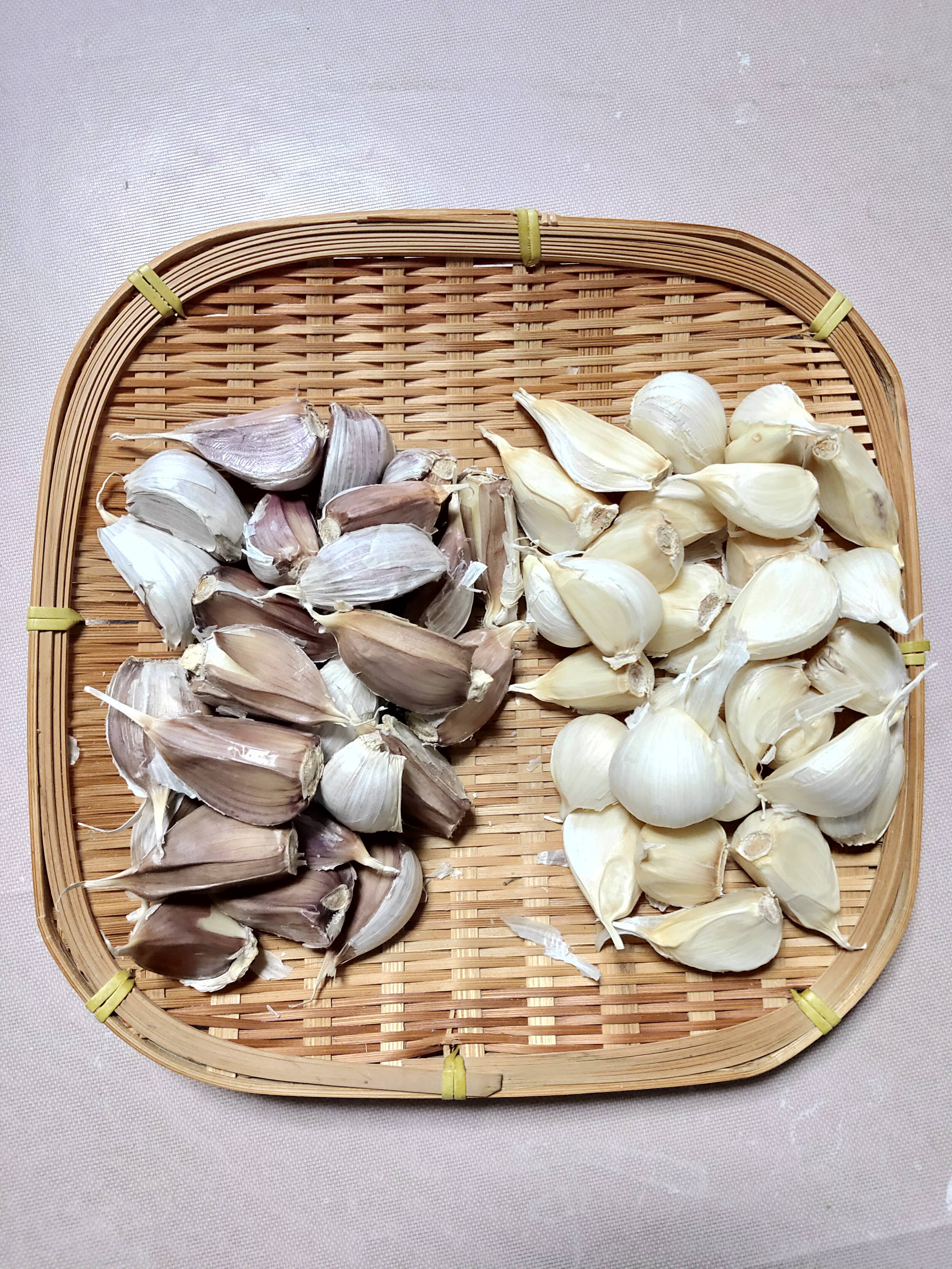 味くらべ】 ピンク＆ホワイト バラにんにく600g 北海道産 農薬不使用