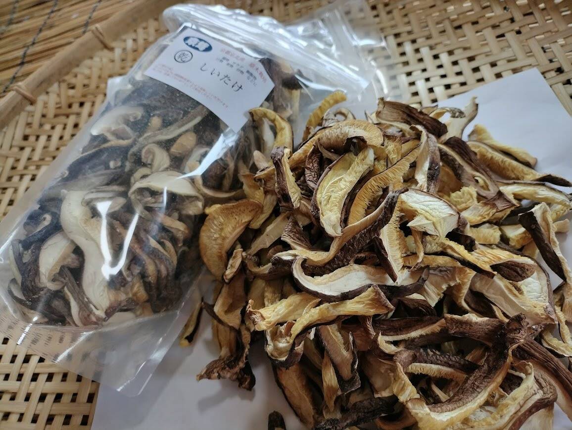 原木乾燥椎茸スライス】「京ぽんぽん」（150g） 京都府産 原木栽培