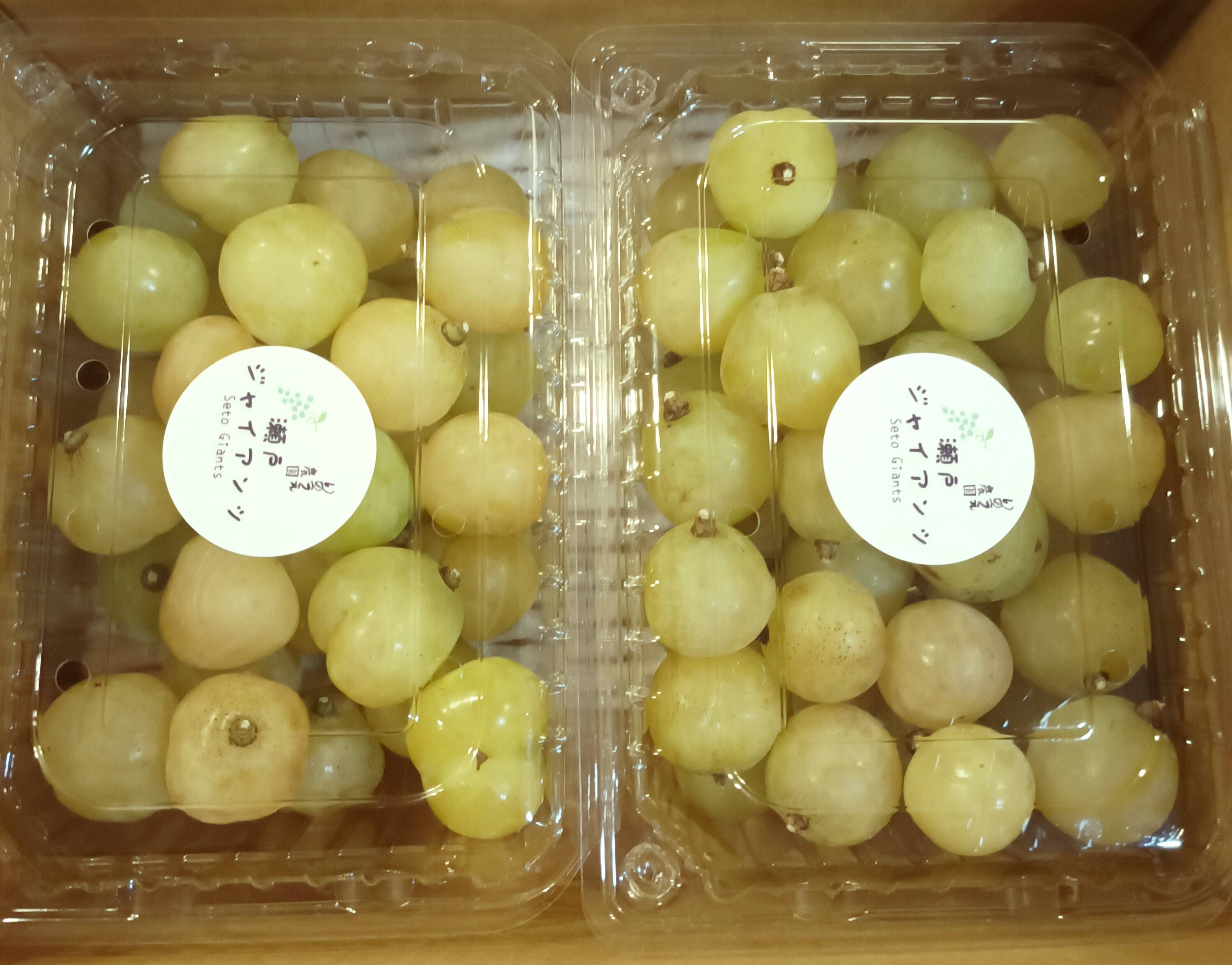 ご家庭用、瀬戸ジャイアンツ粒(1kg)：岡山県産の瀬戸ジャイアンツ