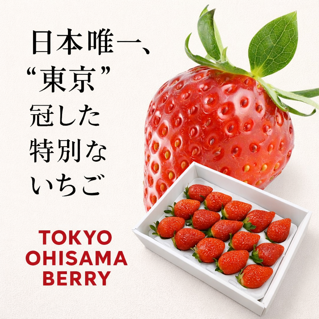 東京おひさまベリー」(9～20粒入り、約350g)【贈答用大粒いちご】 東京