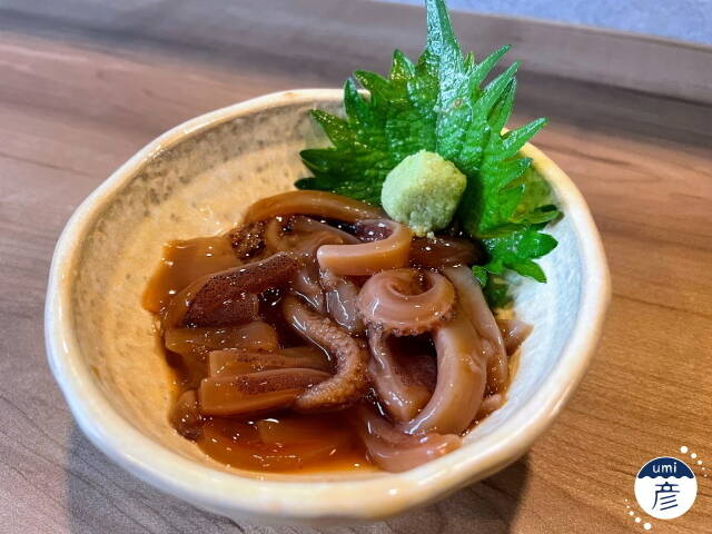 簡単アレンジ！白イカ沖漬けのわさび添え