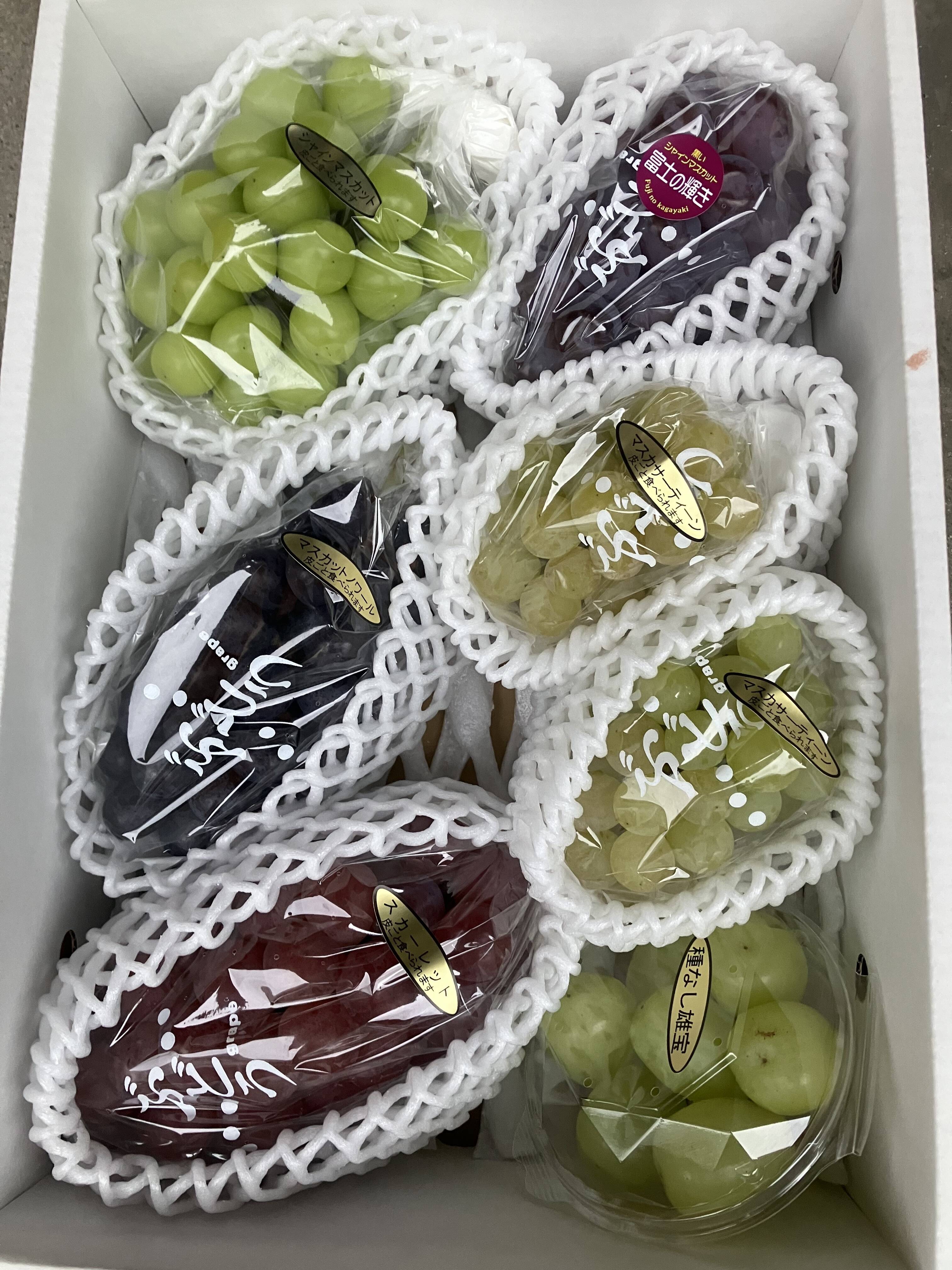 シャインマスカット入りぶどう食べ比べ2.5キロ シャインマスカットと人気のぶどう 食べ比べ セット 計2房（計