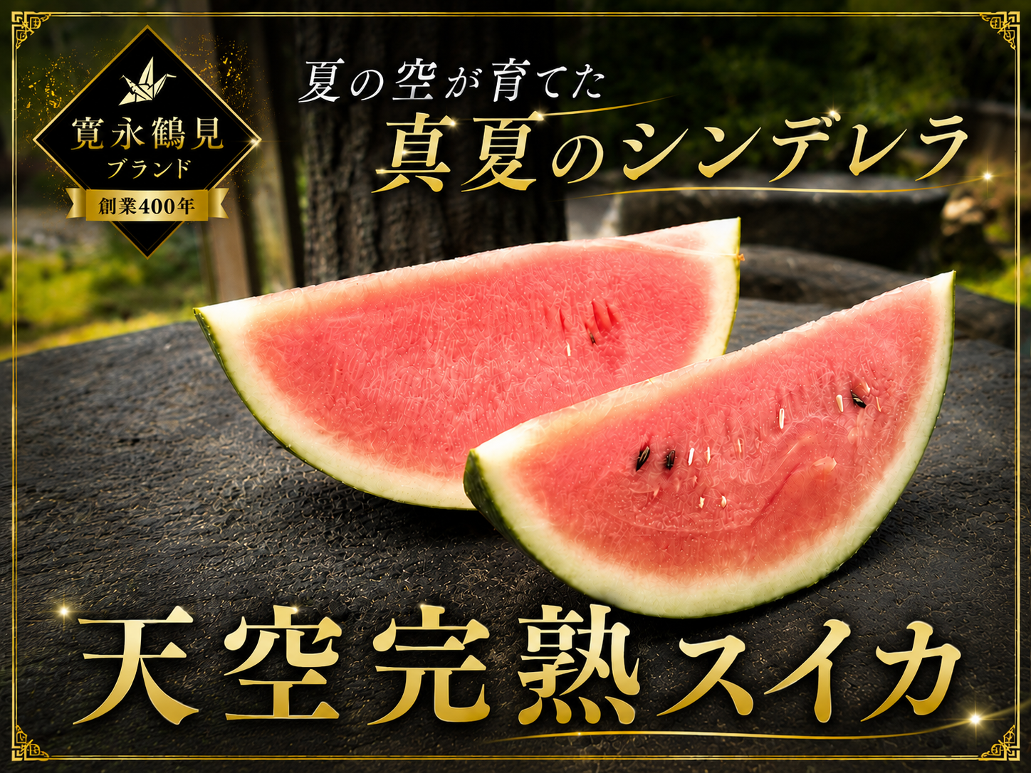最高糖度15度超え】夏のほんのわずかな期間しか手に入らない🍉天空栽培
