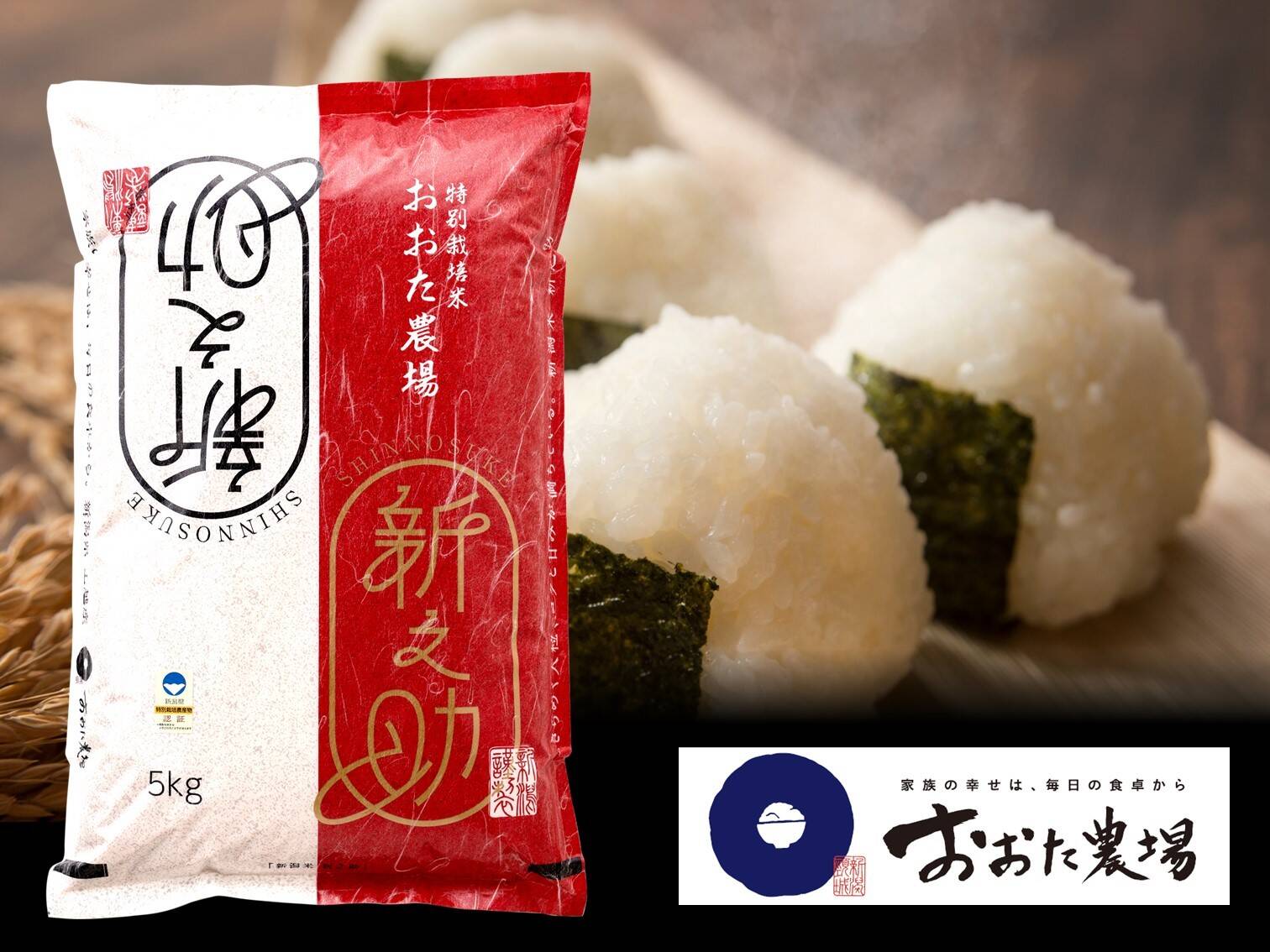 新米・令和3年産新潟　新之助　白米5kg×2個★農家直送★色彩選別済01 新米・令和4年産 新潟 新之助 白米5kg✖️1個☆農家直送☆