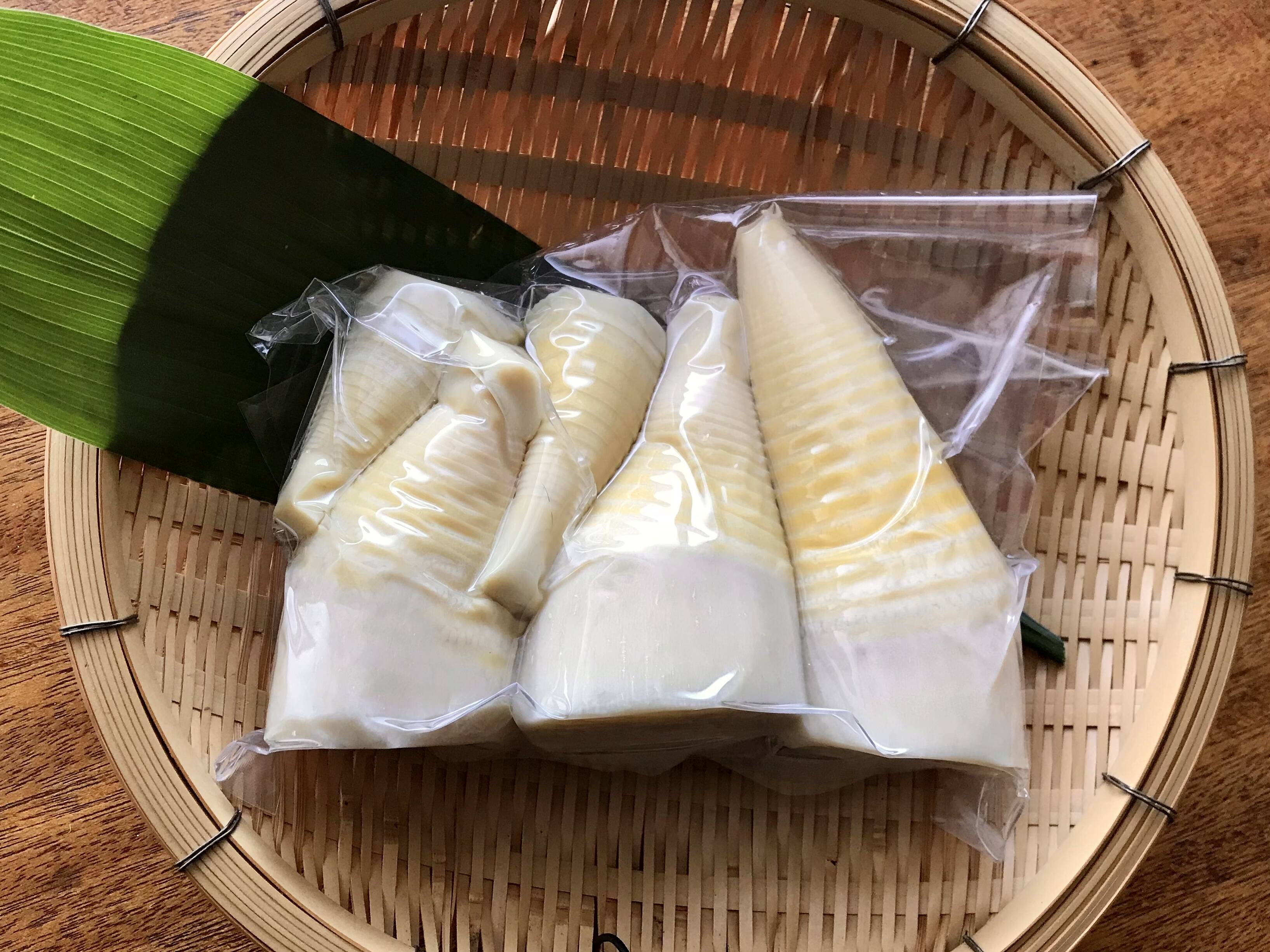 旬✨朝堀り【水煮たけのこ】（500g）お手頃サイズでとっても柔らか♪（岡山県産筍）