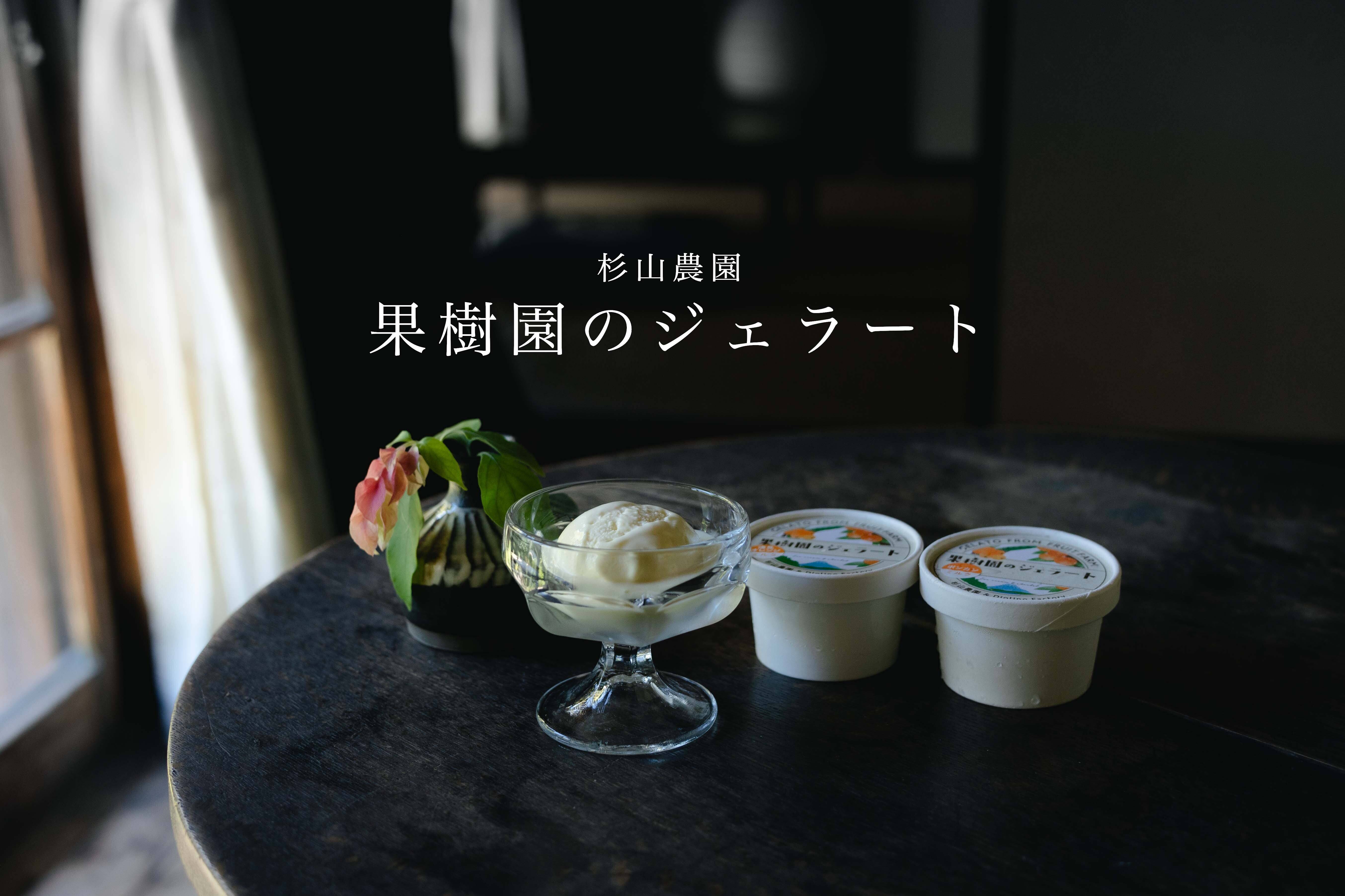 新発売 果樹園のジェラート『杉山農園おすすめセット』6個入り：静岡