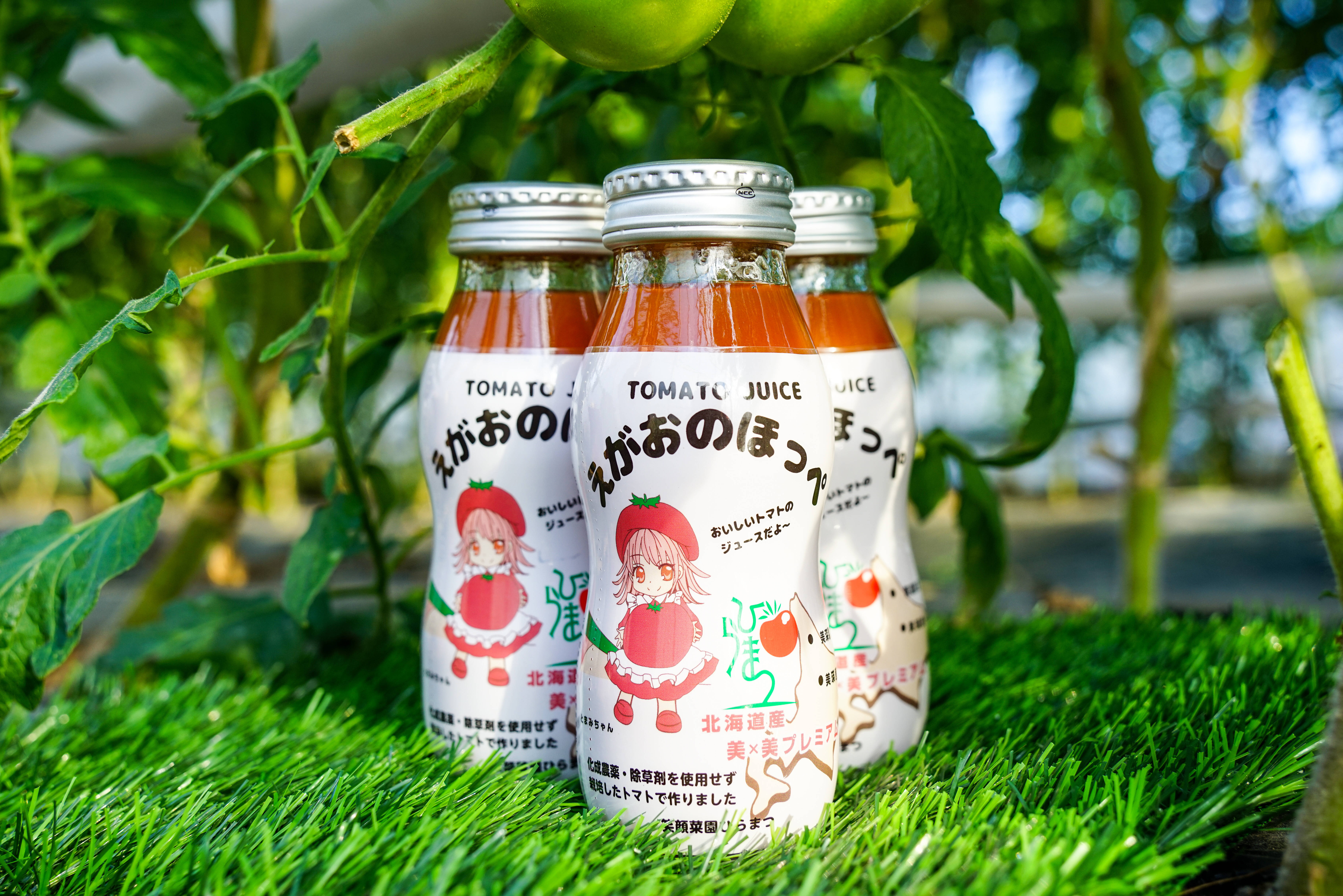 残り1日】道産大玉トマト100%25本優しいトマトジュース“えがおの