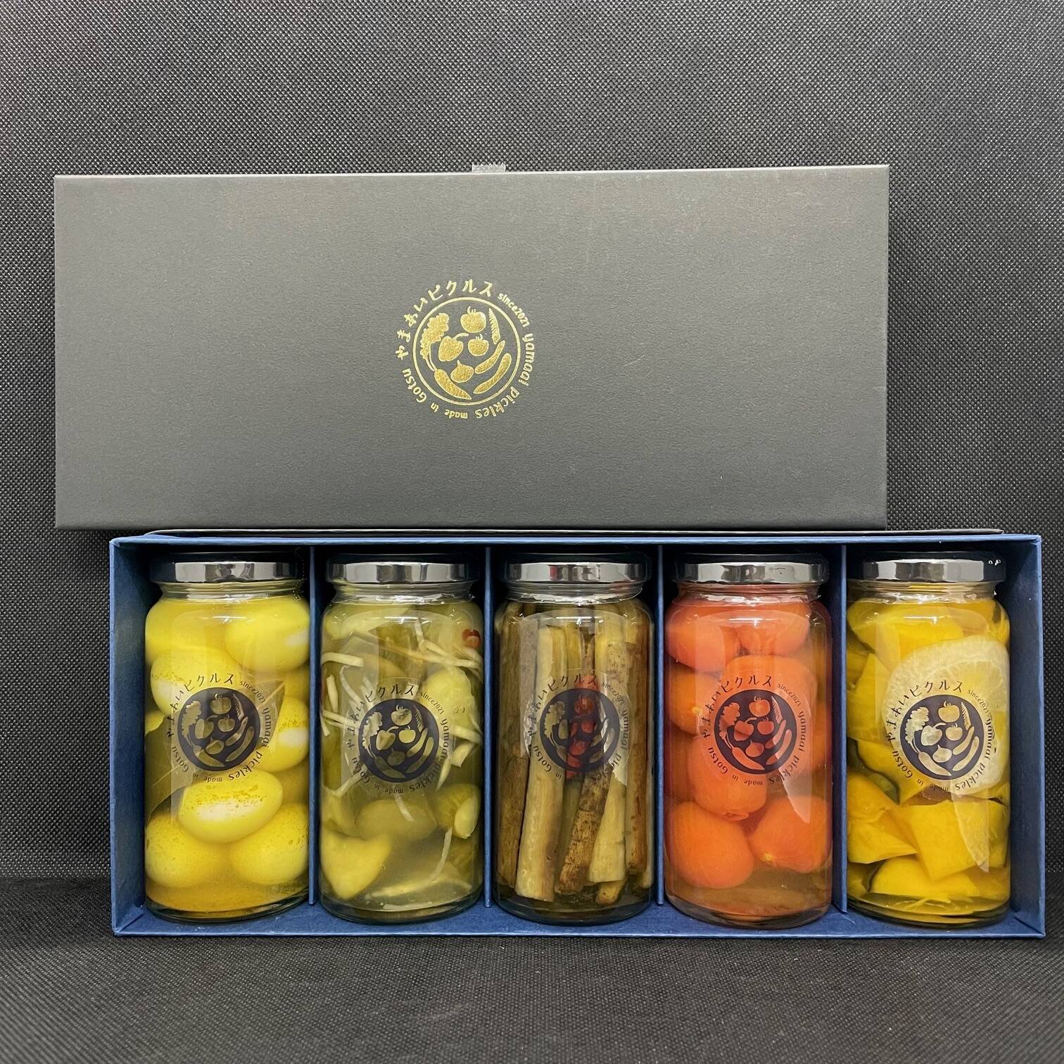 ピクルス5本セット】定番4本＋季節おまかせ1本贈答用箱入：島根県産の