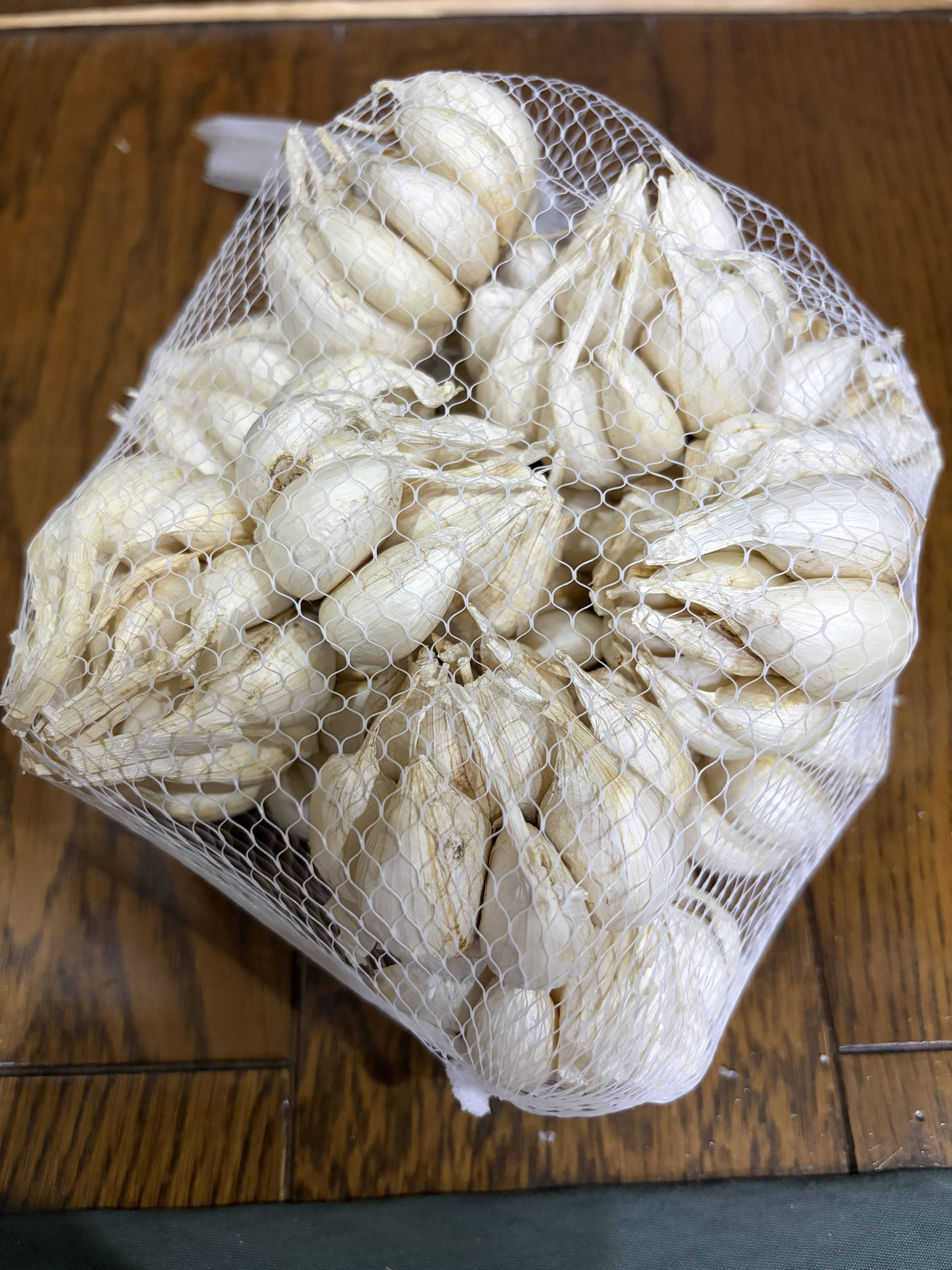 訳あり】<令和8年産>くわはら農園の熊本マイルド(乾燥)にんにくM玉1kg