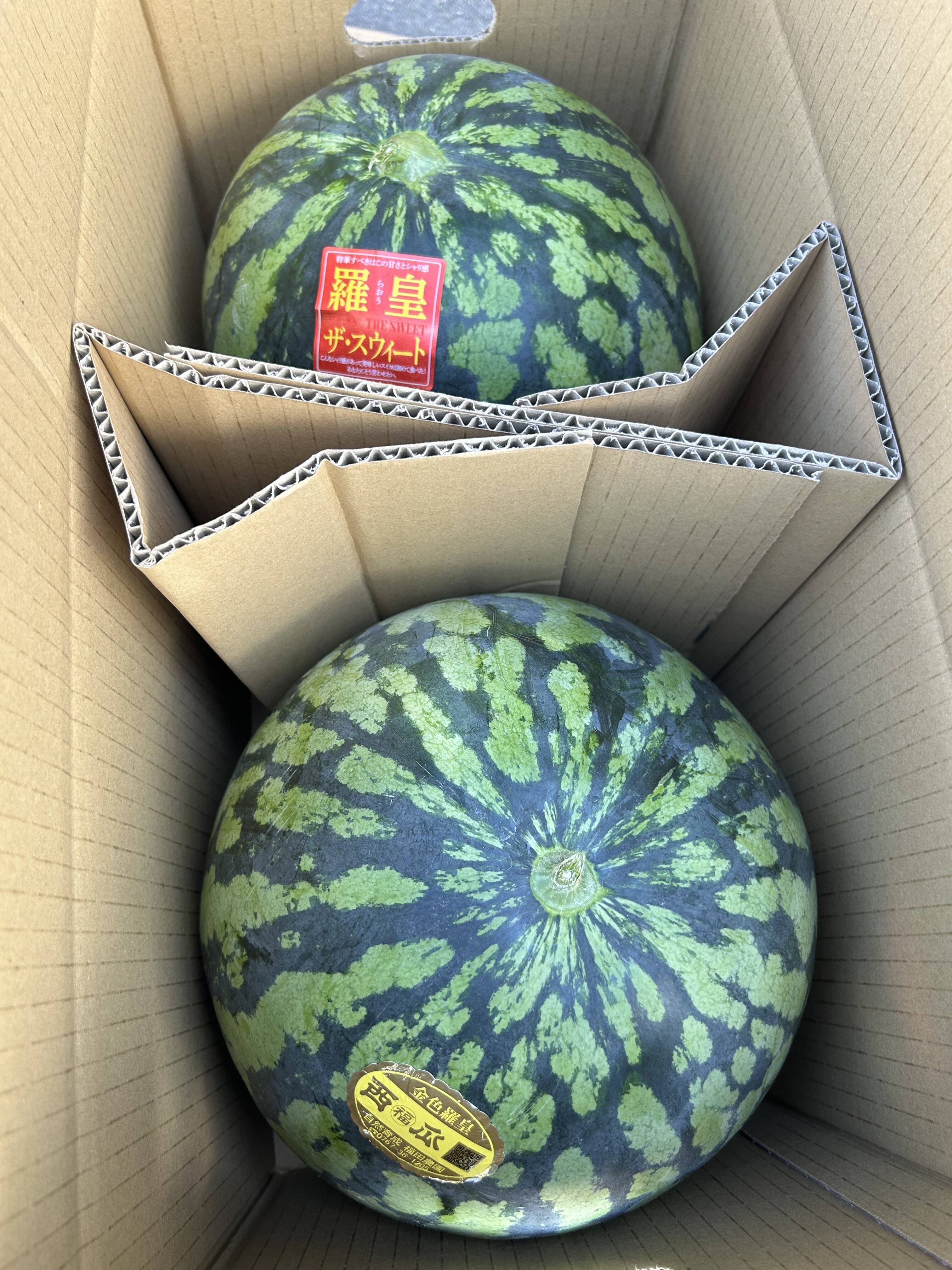 金色羅皇・羅皇スウィート セット（大玉）：石川県産の金色羅皇