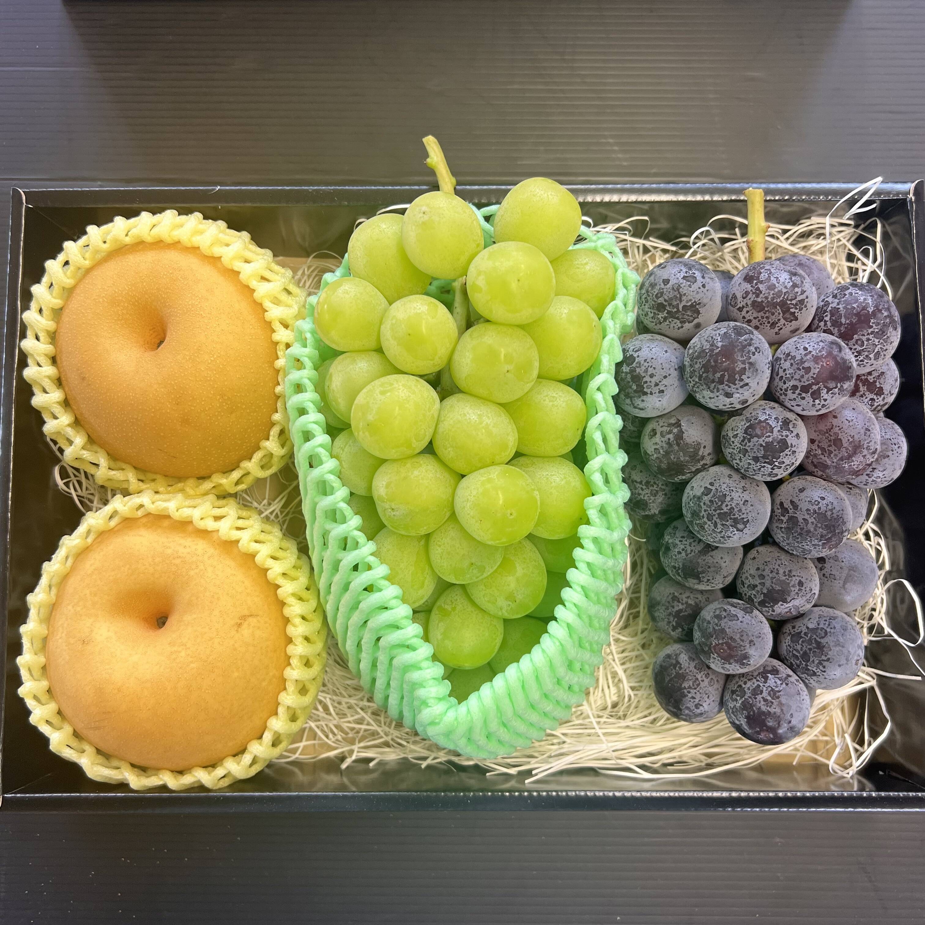 フェイクフルーツセット　洋梨とぶどう フェイクフルーツセット 洋梨とぶどう