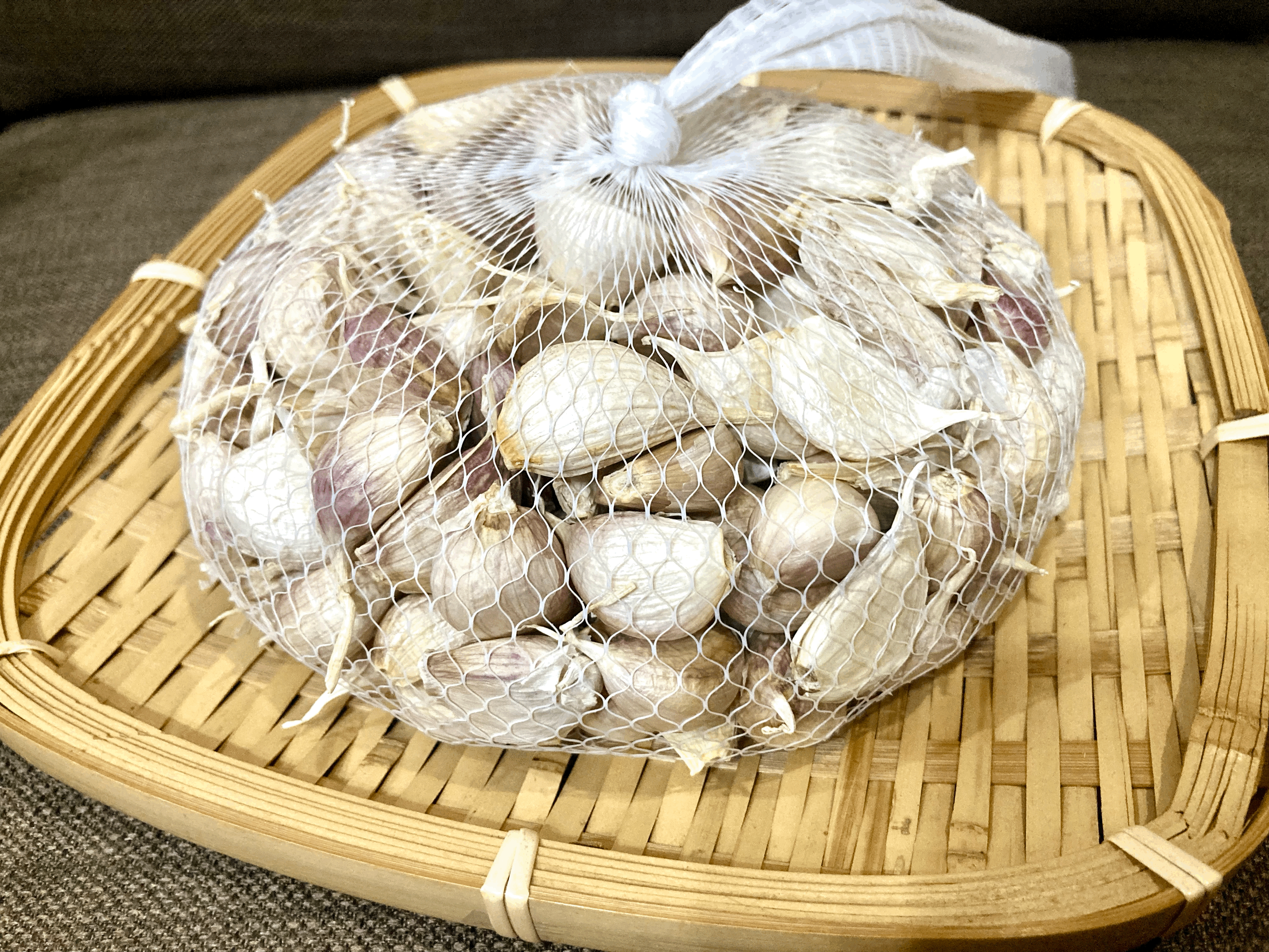 訳あり】<令和7年産>くわはら農園のにんにく(嘉定種8片)バラ小粒500g
