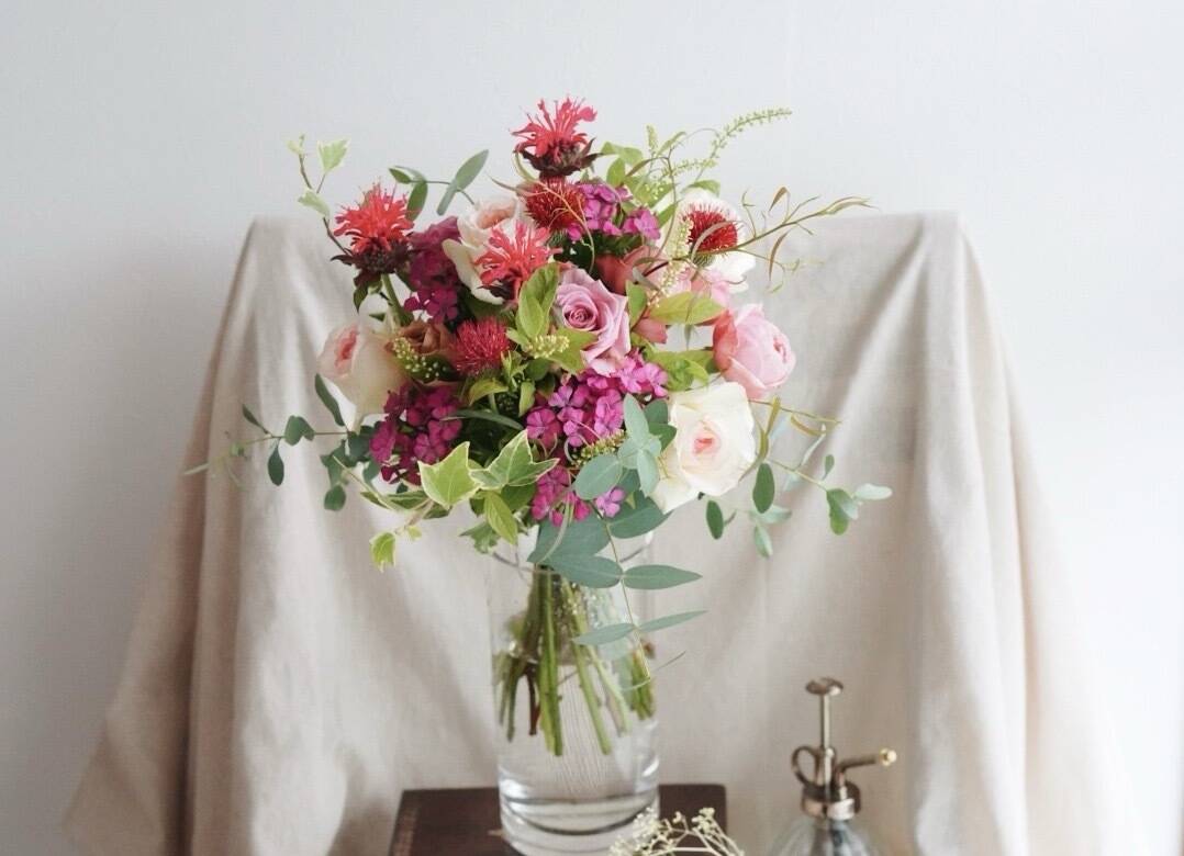 薔薇と勿忘草のブーケ 0_3b309882ac63c59948ae36ef73b3