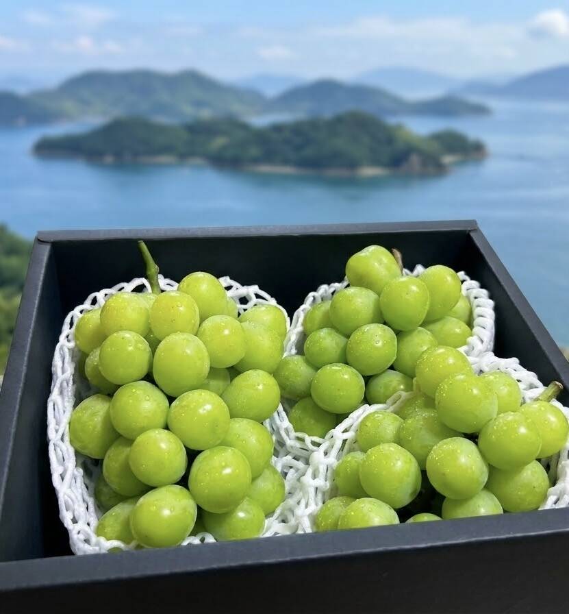 敬老の日ギフト岡山育ちシャインマスカット3房セット：岡山県産の