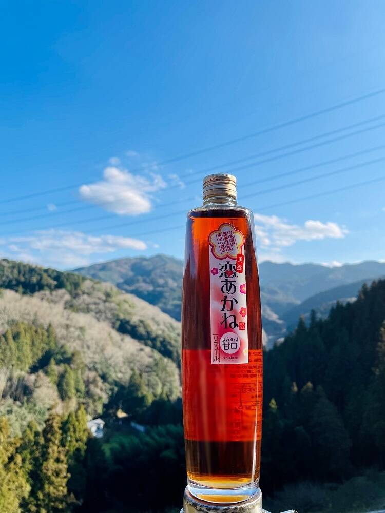 あかね色の甘口梅酒「恋あかね」500ml アルコール度数20度 本格梅酒 梅