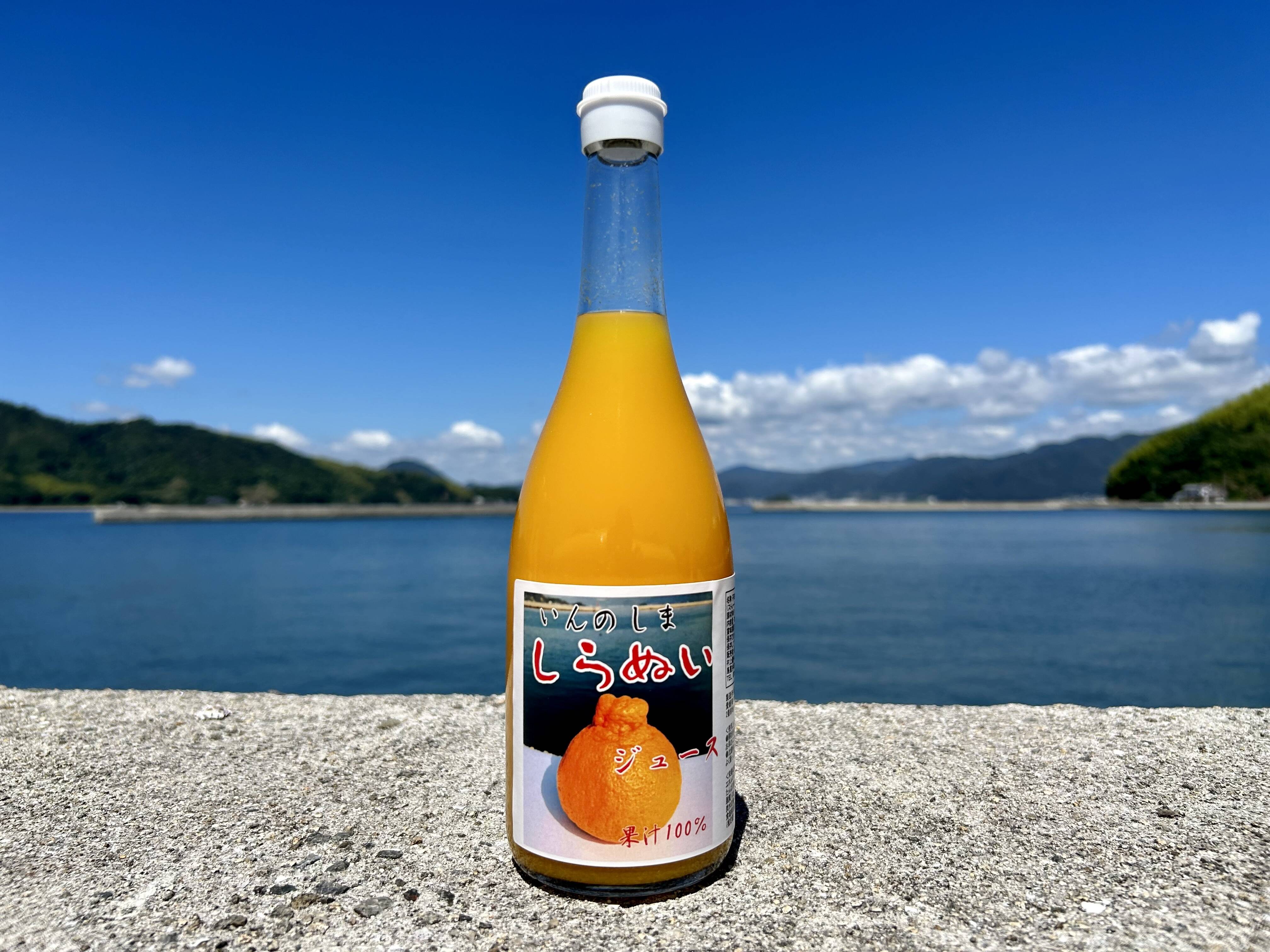 無添加・果汁100%】不知火ジュース（しらぬい）2本セット：広島県産の