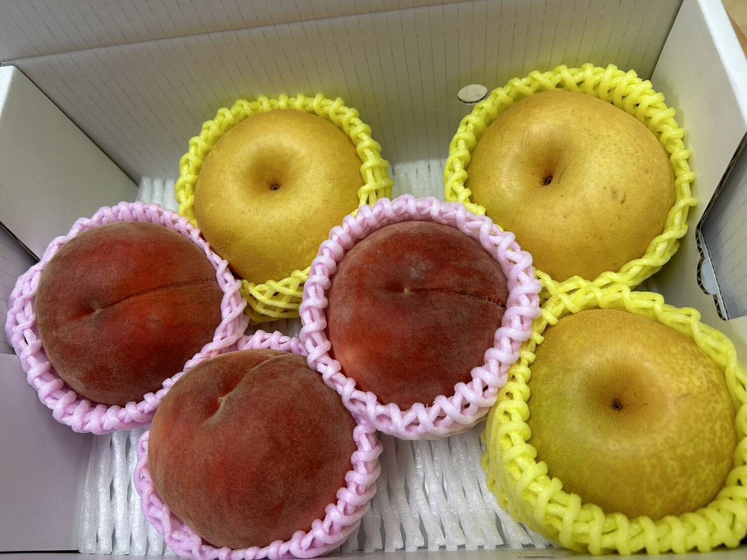 龍ページ。福島県産　梨5kgと桃3kgセット 龍ページ。福島県産 梨5kgと桃3kgセット