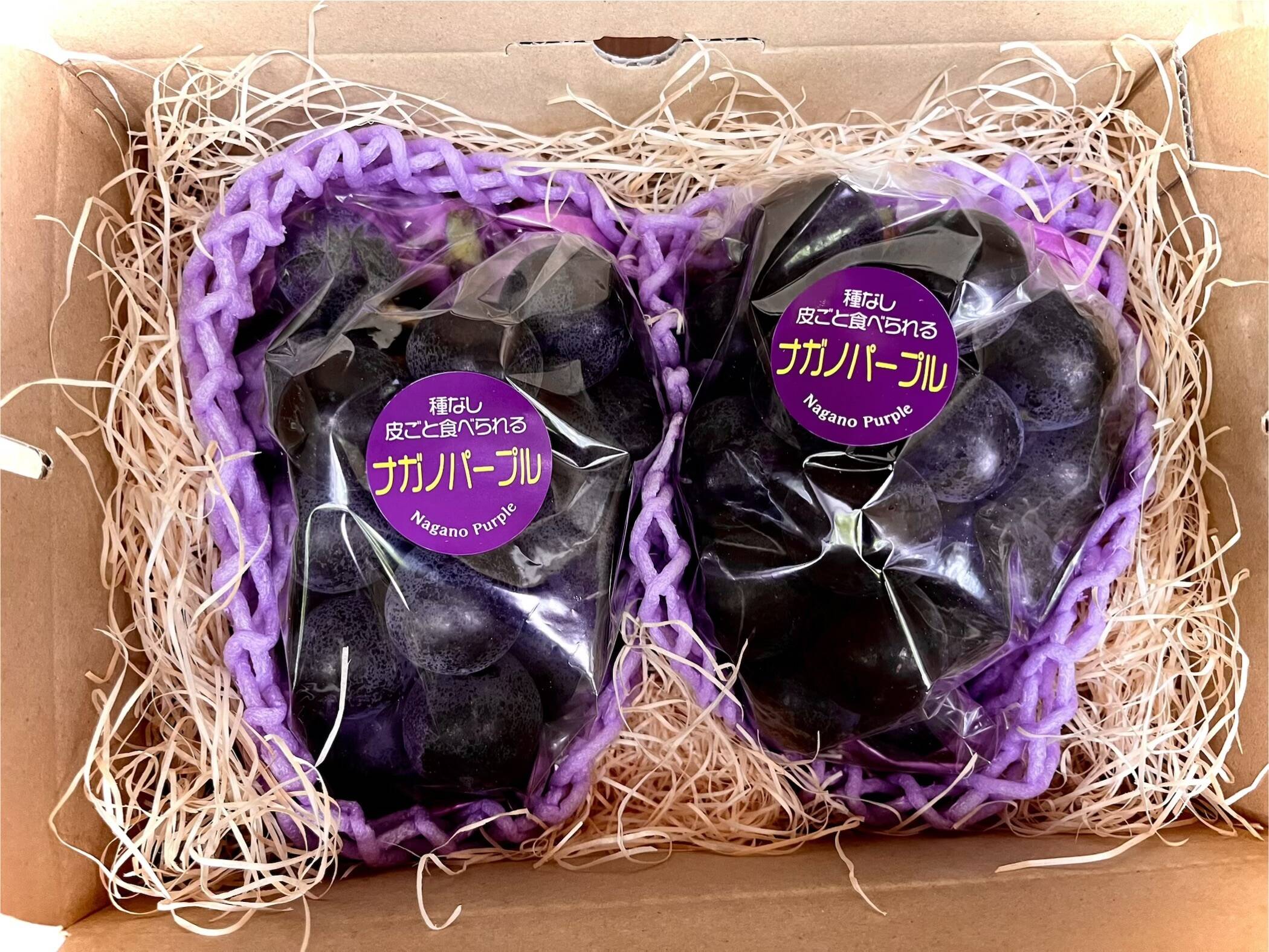 大粒‼︎濃厚な甘さ‼︎ナガノパープル🍇朝取り当日発送 500g以上2房