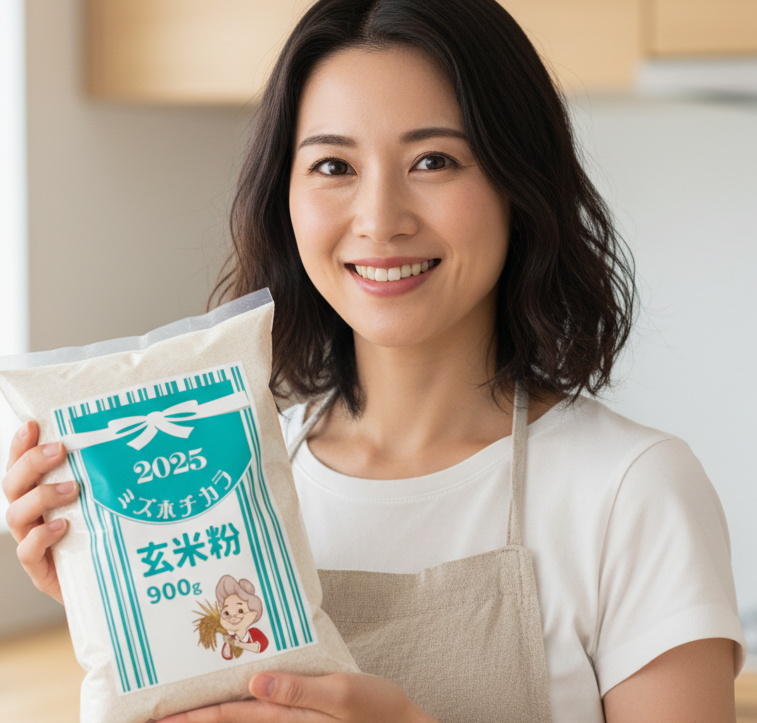 ミズホチカラ パン用 玄米粉 9kg (900g x 10袋) 2025年 新米の米粉