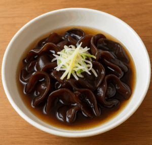 いりすのきのこ 麺つゆ浸し