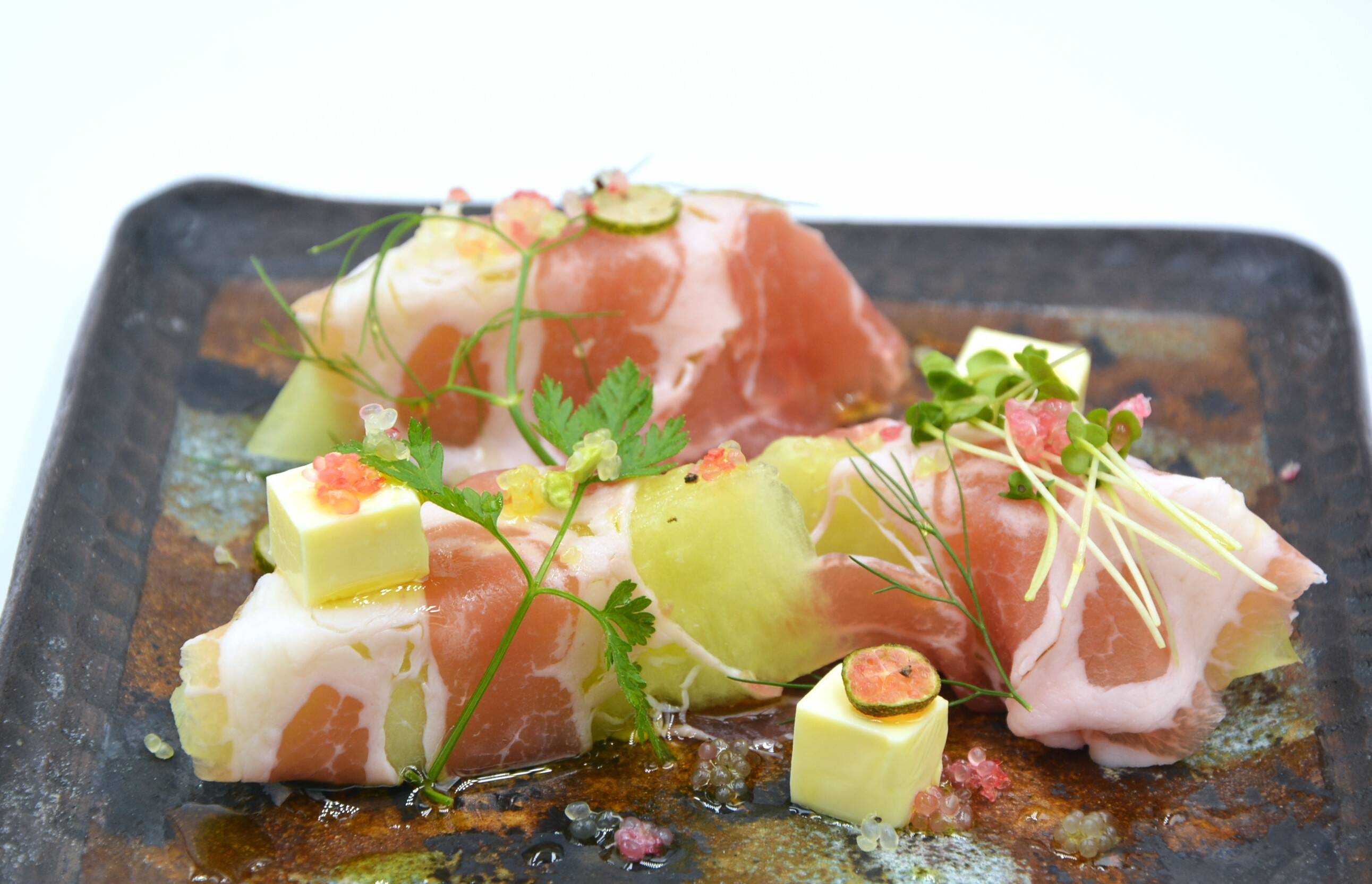 生ハムメロンとフィンガーライム 食べチョク 産地直送 産直 お取り寄せ通販 農家 漁師から旬の食材を直送