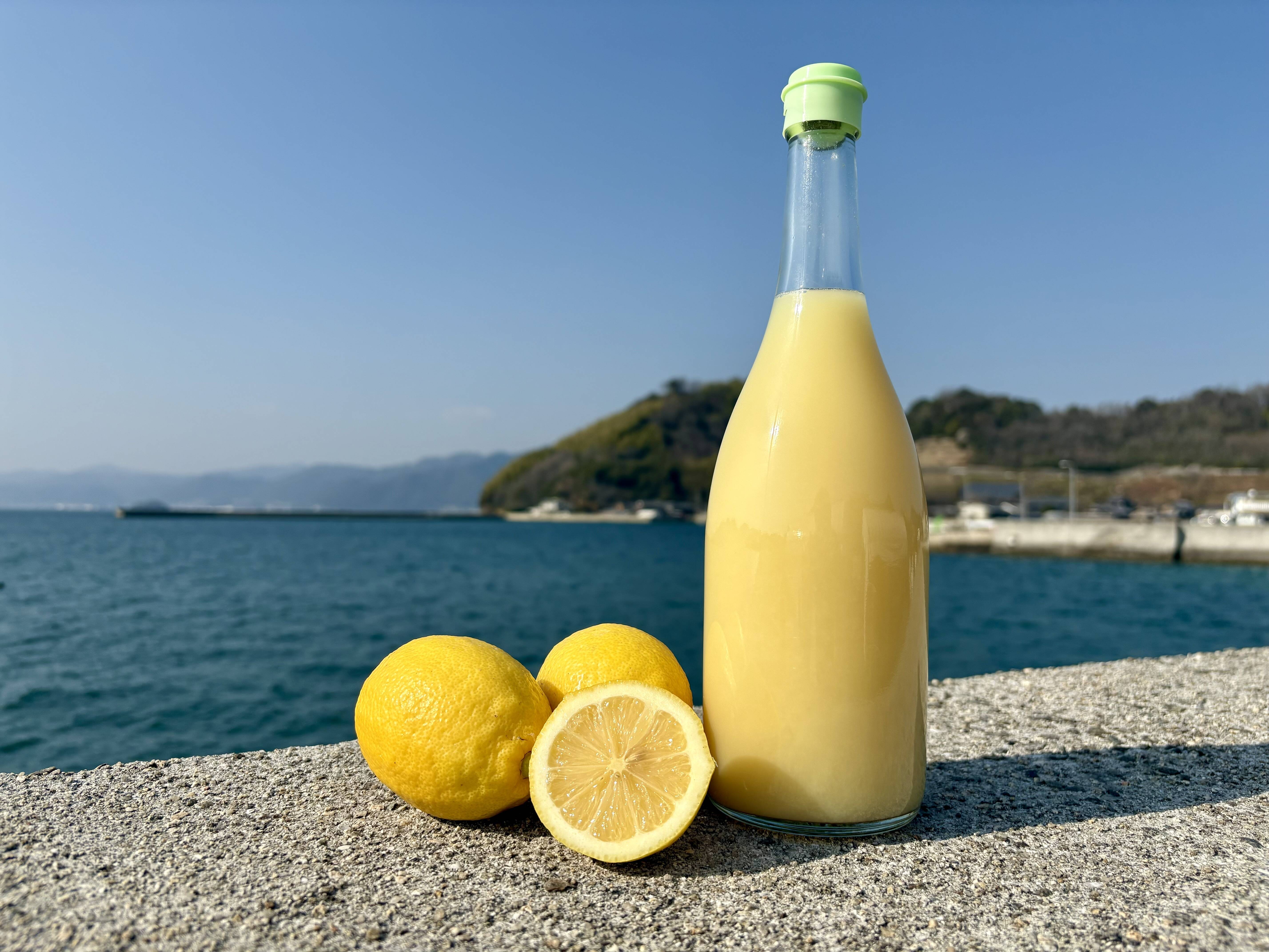 広島県産】レモン果汁 720ml (x2本)【無添加・果汁100%】：広島