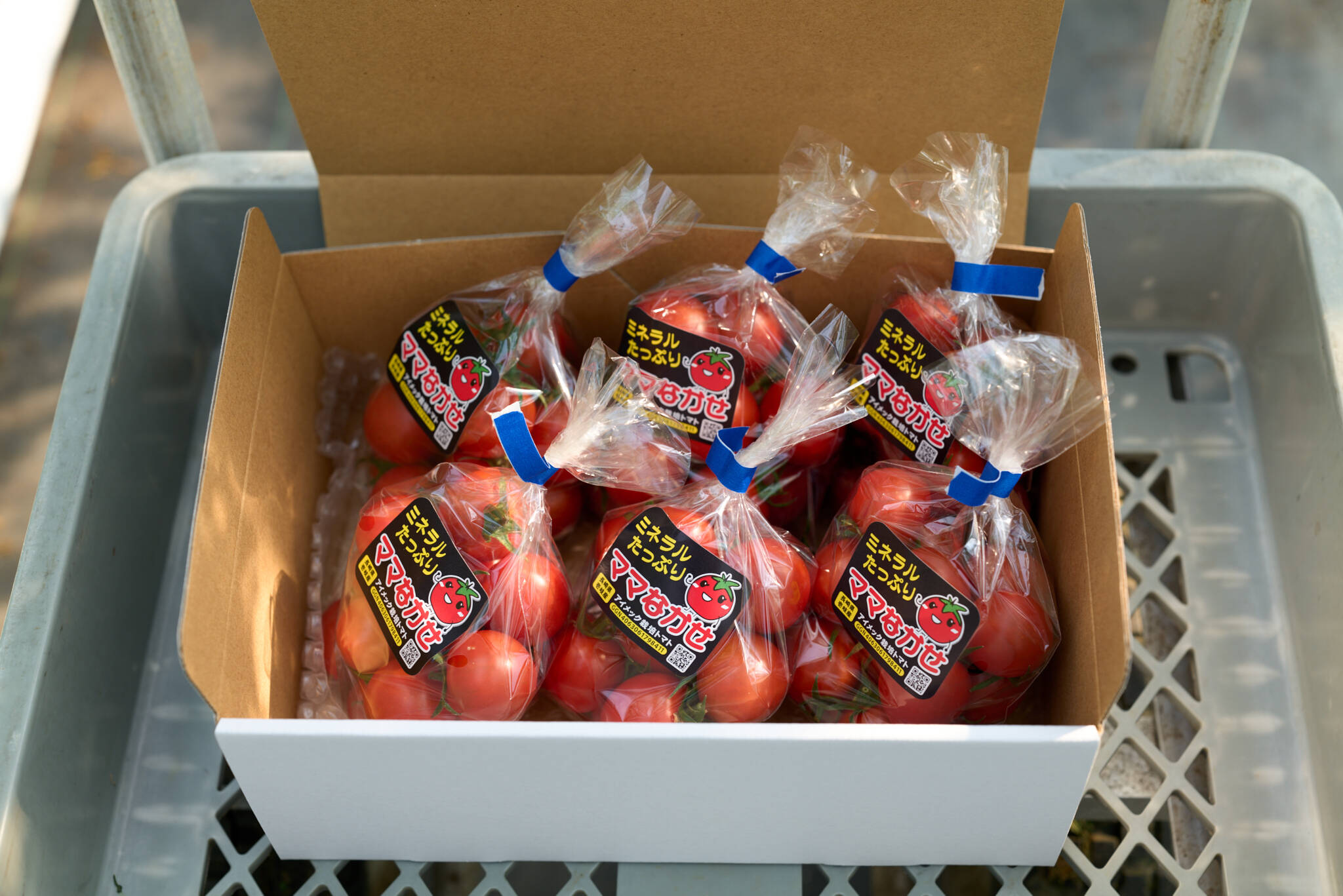 ミネラルたっぷりトマト『ママなかせ』6袋入り1kgまた買って買ってと