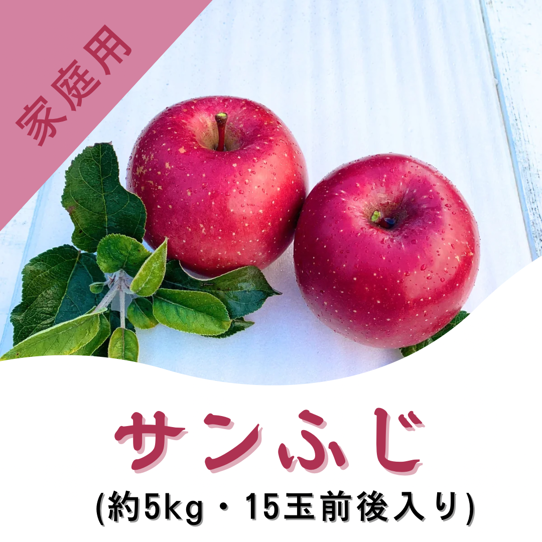 家庭用】サンふじ 約5kg(送料別)：長野県産のふじ｜食べチョク｜産地
