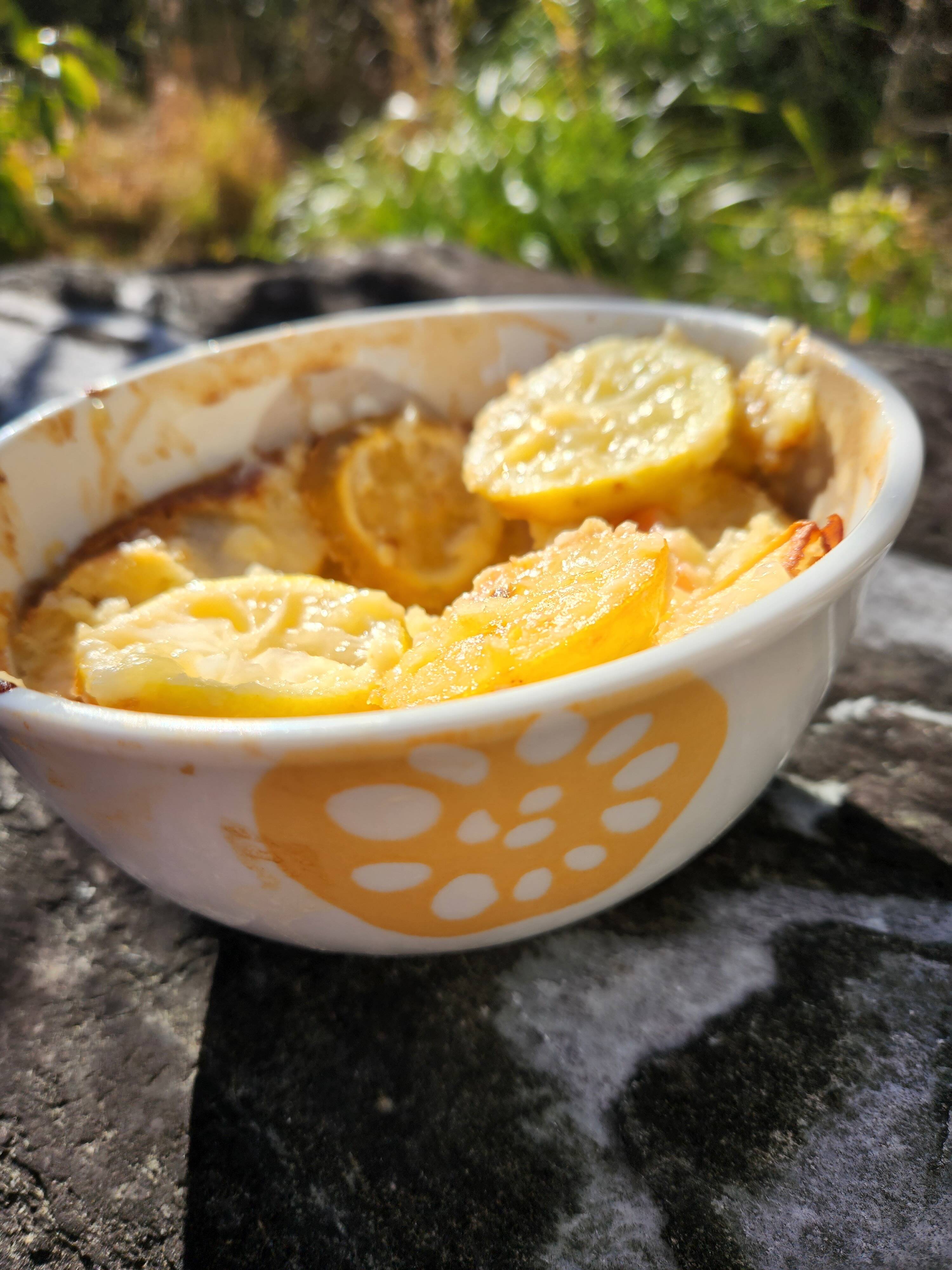 Merry Xmasりんごとレモン🍋のクラフティ おやつのレシピ・作り方