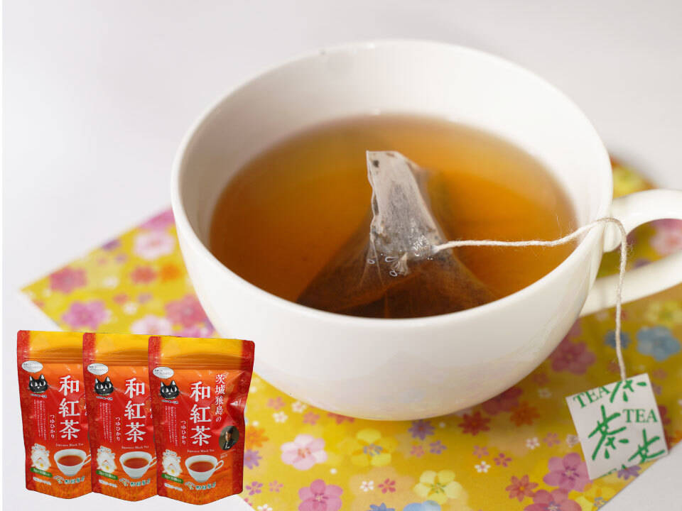 猿島茶で作った紅茶】和紅茶つゆひかり／2g×10（3袋） お茶 ティー