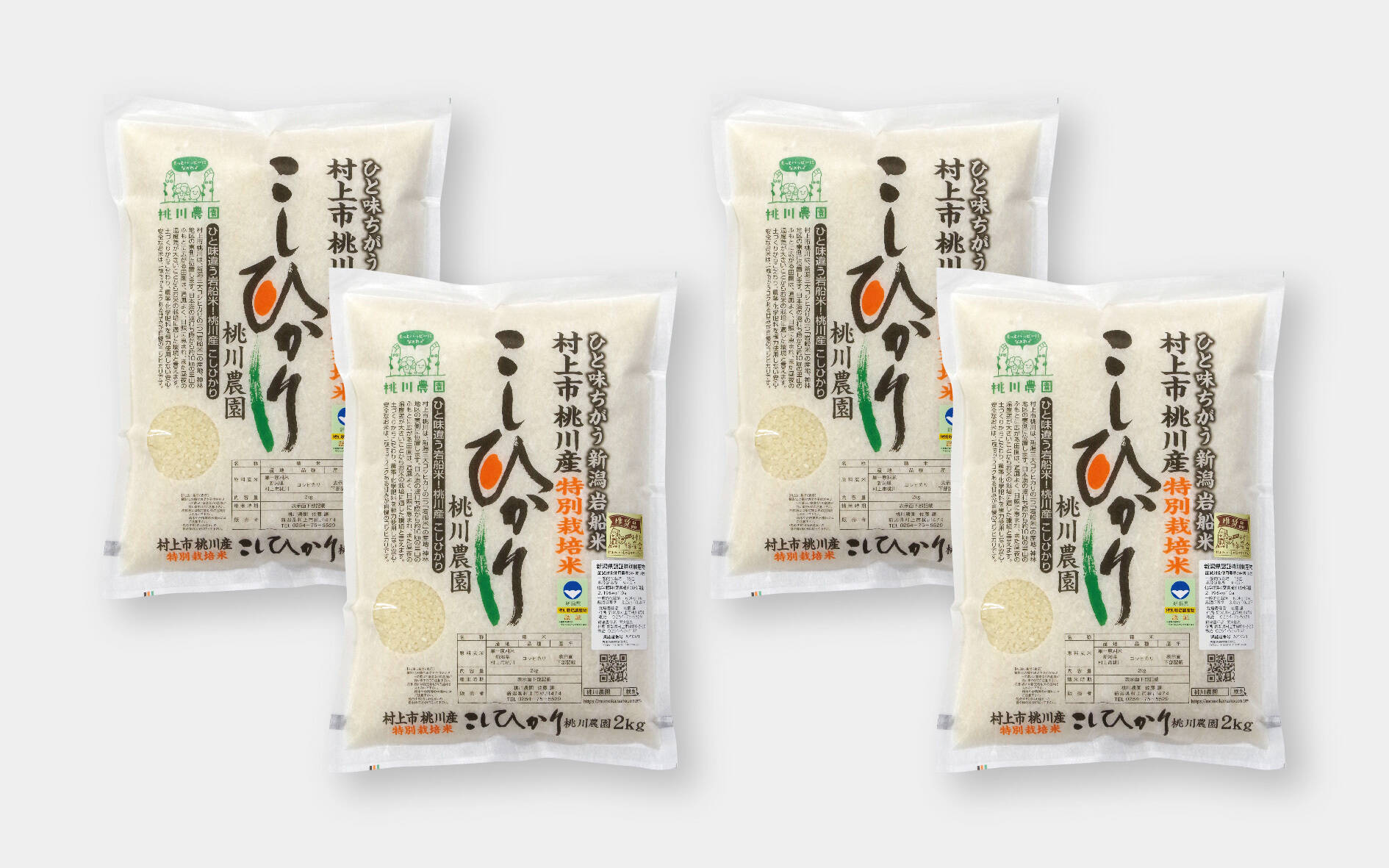 新米予約 令和8年産】コシヒカリ特別栽培米8kg（2kg×4）：新潟県産の