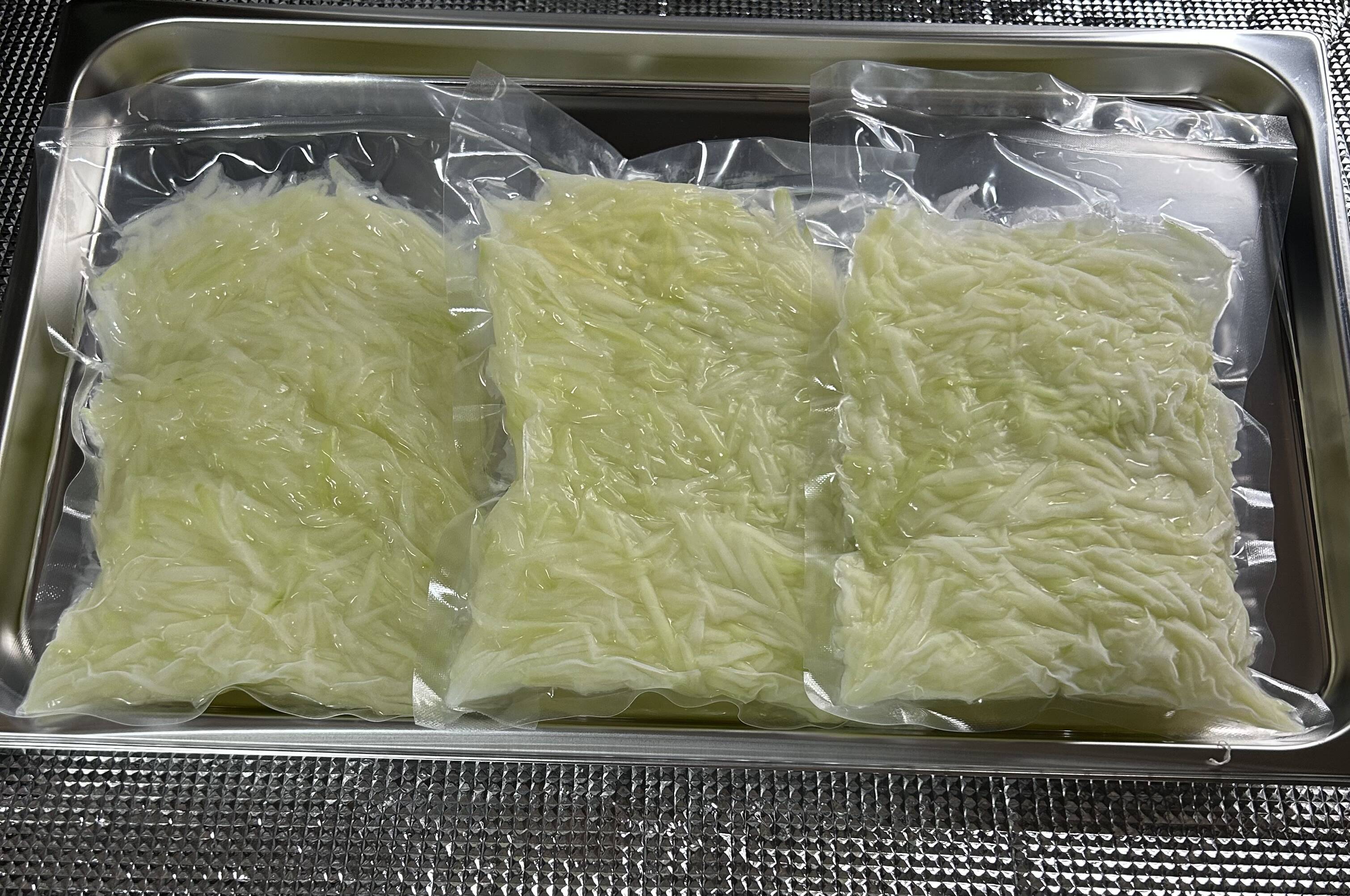 宮古島産🌴パパイヤしりしり2kg (500g×4 真空パック)：沖縄県産の加工