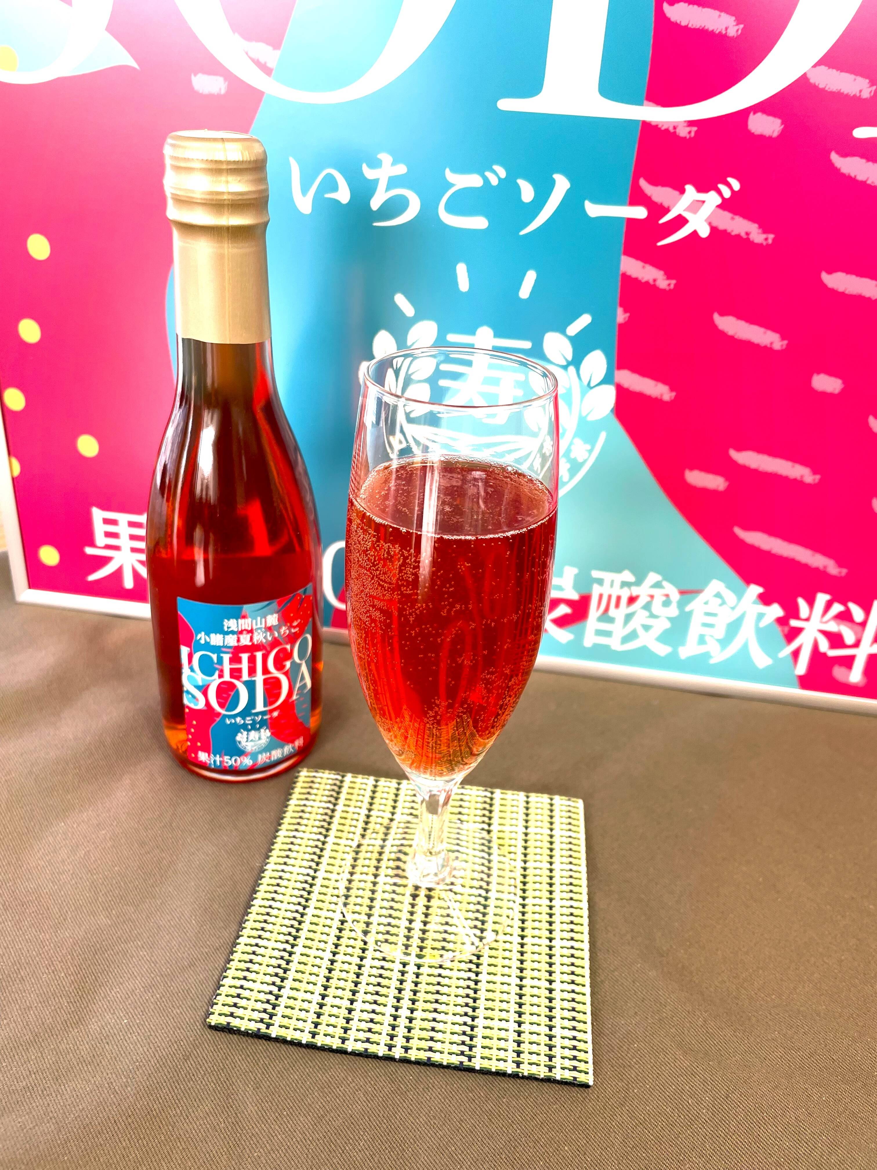 数量限定 自家いちご使用 いちごソーダ 250ml 2本セット 浅間山麓 小諸産 夏秋いちご使用 果汁50 炭酸飲料 長野県産のジャム 食べチョク 産地直送 産直 お取り寄せ通販 農家 漁師から旬の食材を直送