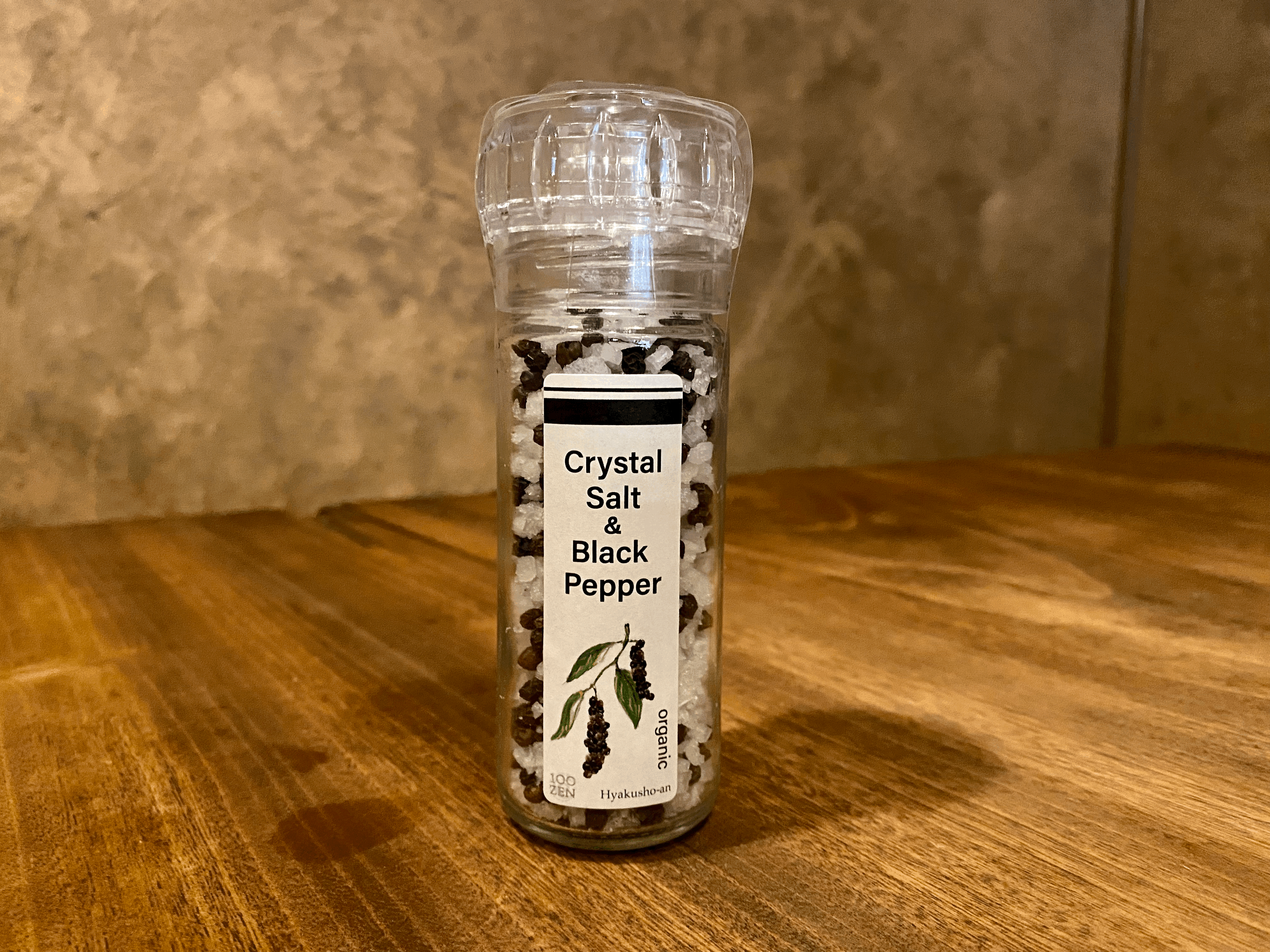 クリスタルソルト＆ブラックペッパー 65g：山口県産の塩｜食べチョク