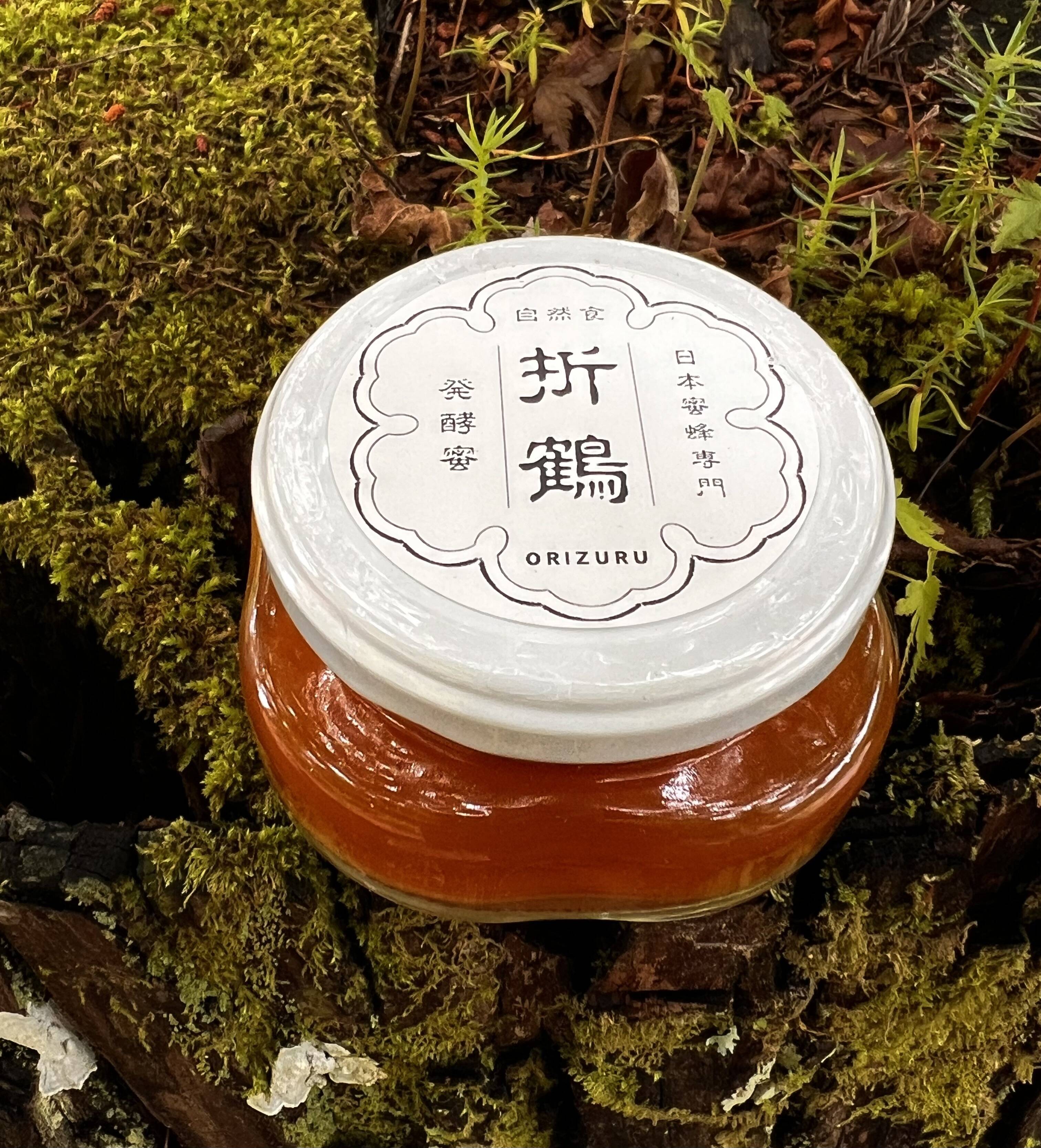 野生日本蜜蜂 発酵蜜【非加熱の生はちみつ】1個110g：兵庫県産の
