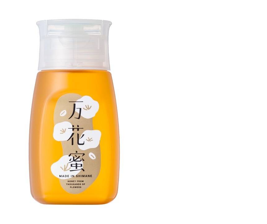 フルーティな美味しい蜂蜜 垂れない容器（里山の春）300g：島根県産の