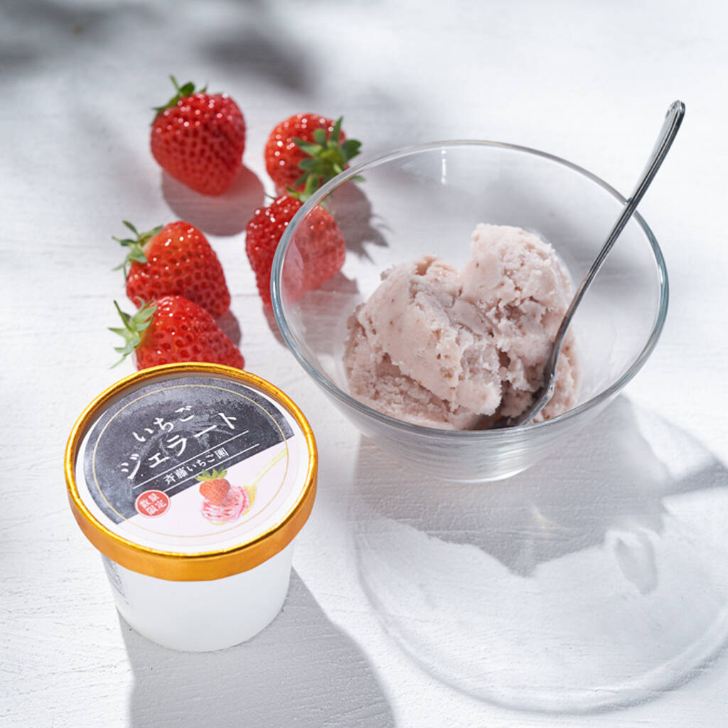 越後姫いちごアイス10個セット （越後姫ジェラート5個 越後姫