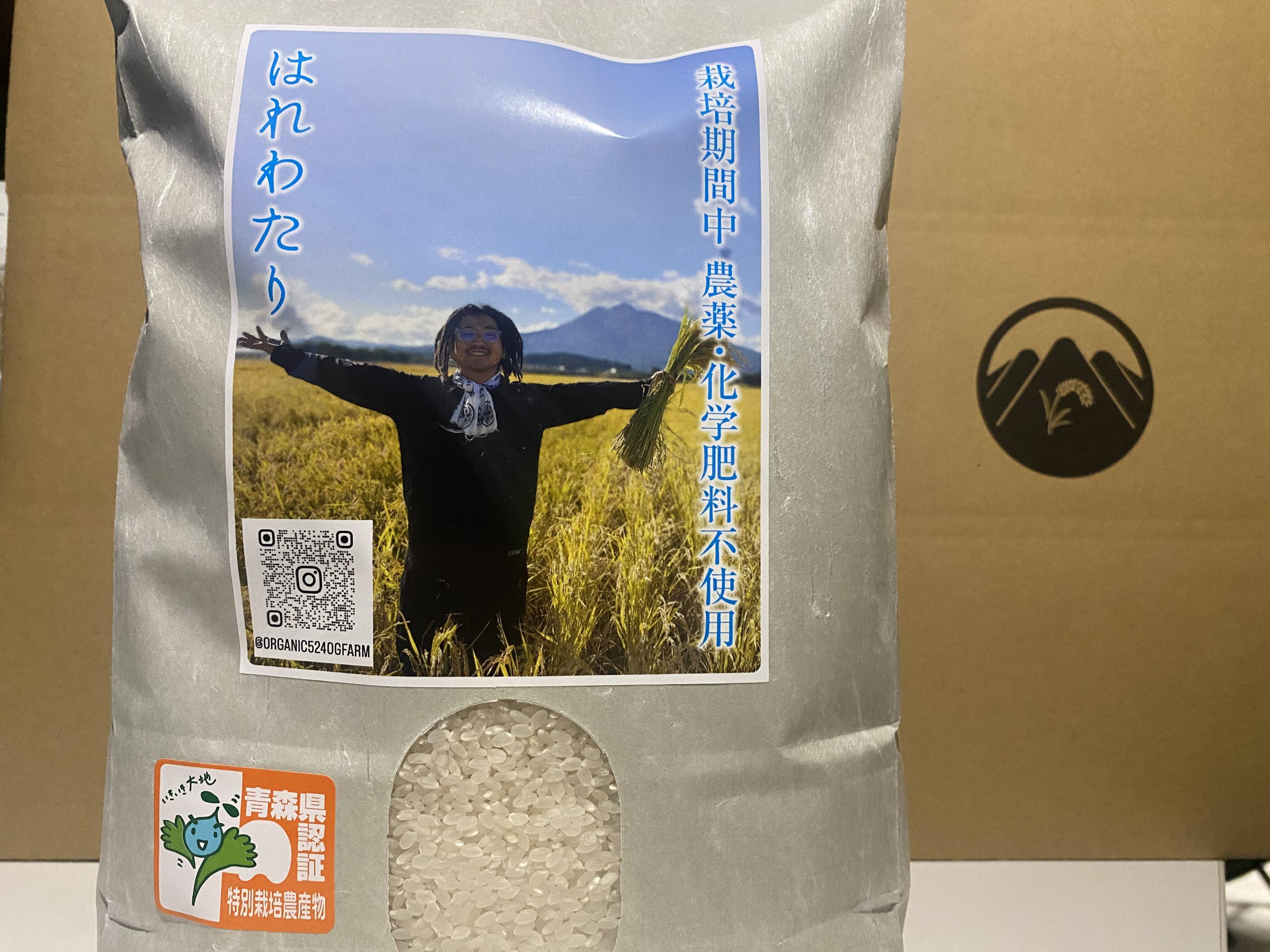 ふるさと納税 青森県 鰺ヶ沢町 あさゆき・はれわたり(白米)各5kg計10kg 青森県産 はれわたり 新米 5キロ(白米) 先行予約 新米 令和6年産 白米