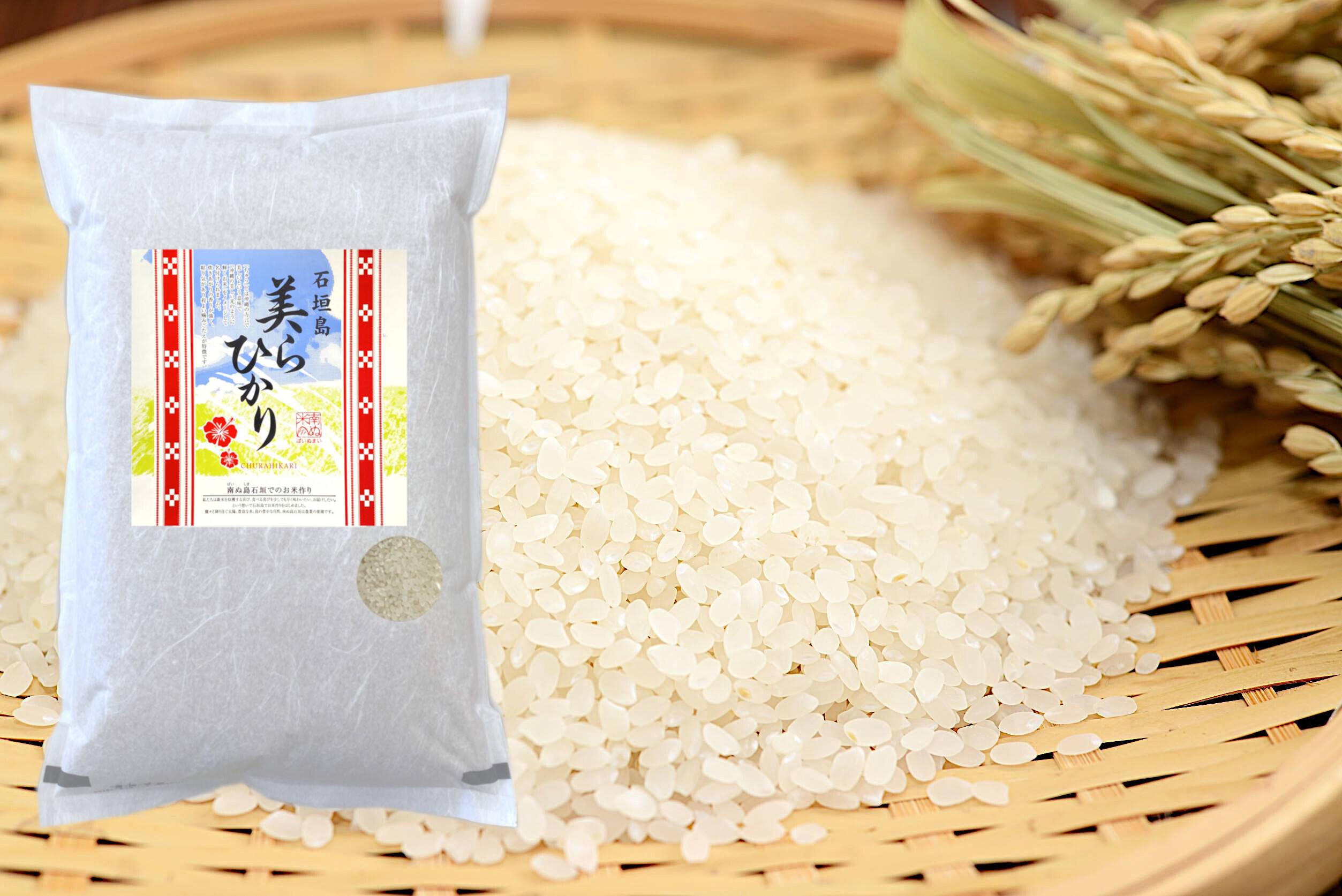 令和8年産【白米10kg】残留農薬ゼロ！ 石垣島産 美らひかり(5kg×2