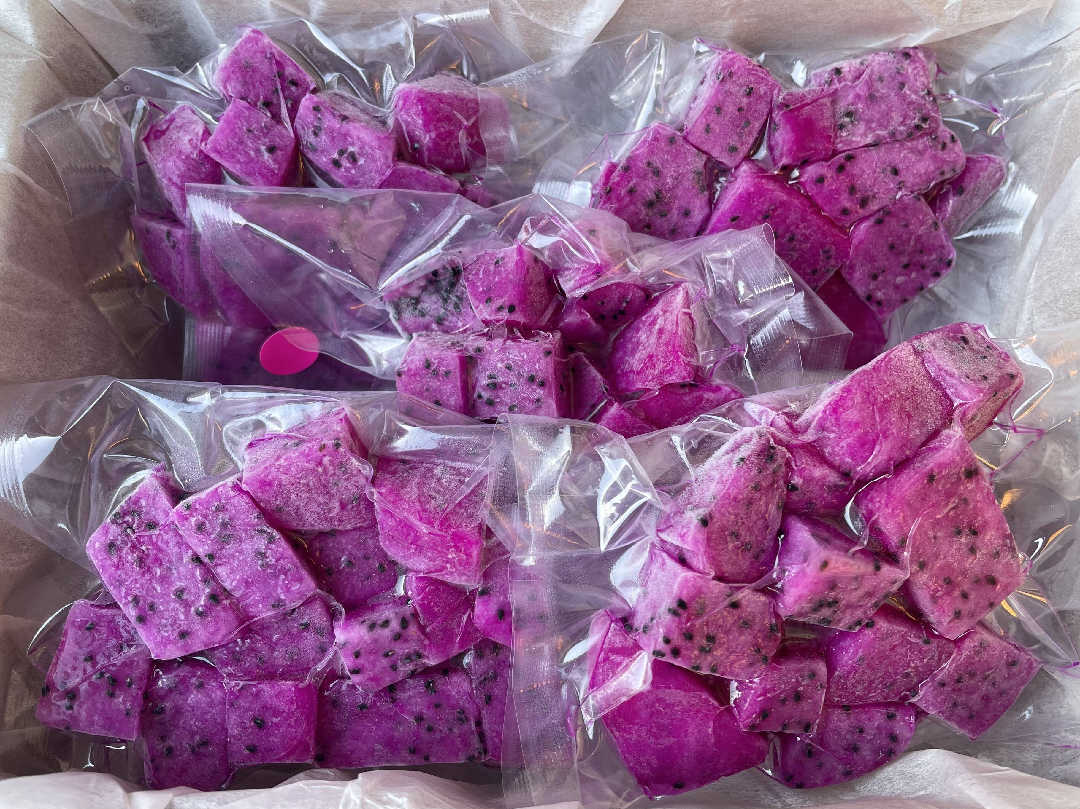 ☆激レア品種☆【冷凍ドラゴンフルーツ(桃肉種)】真空冷凍で旬の味